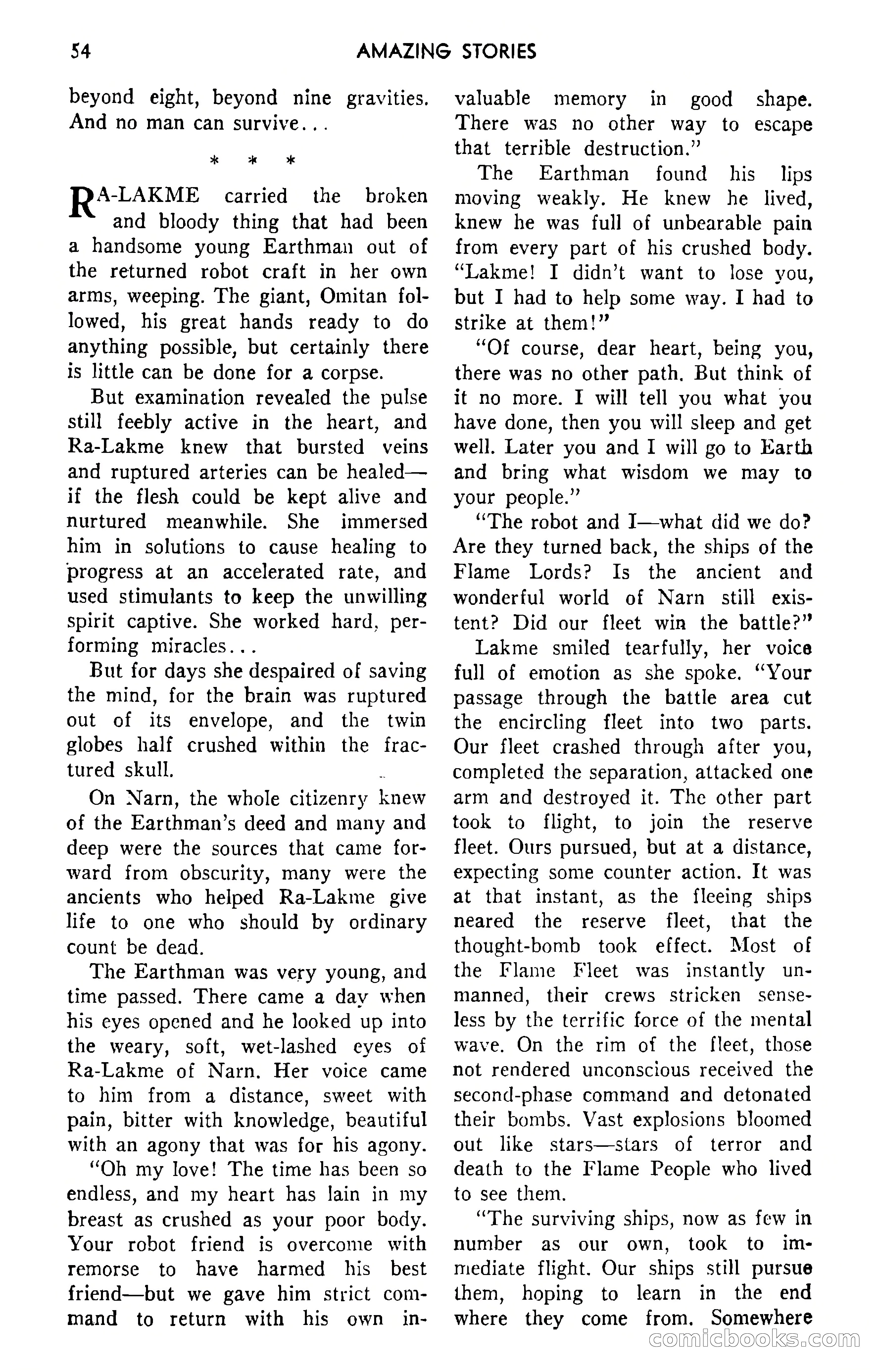 Amazing Stories, September 1951 — page 54 of 166