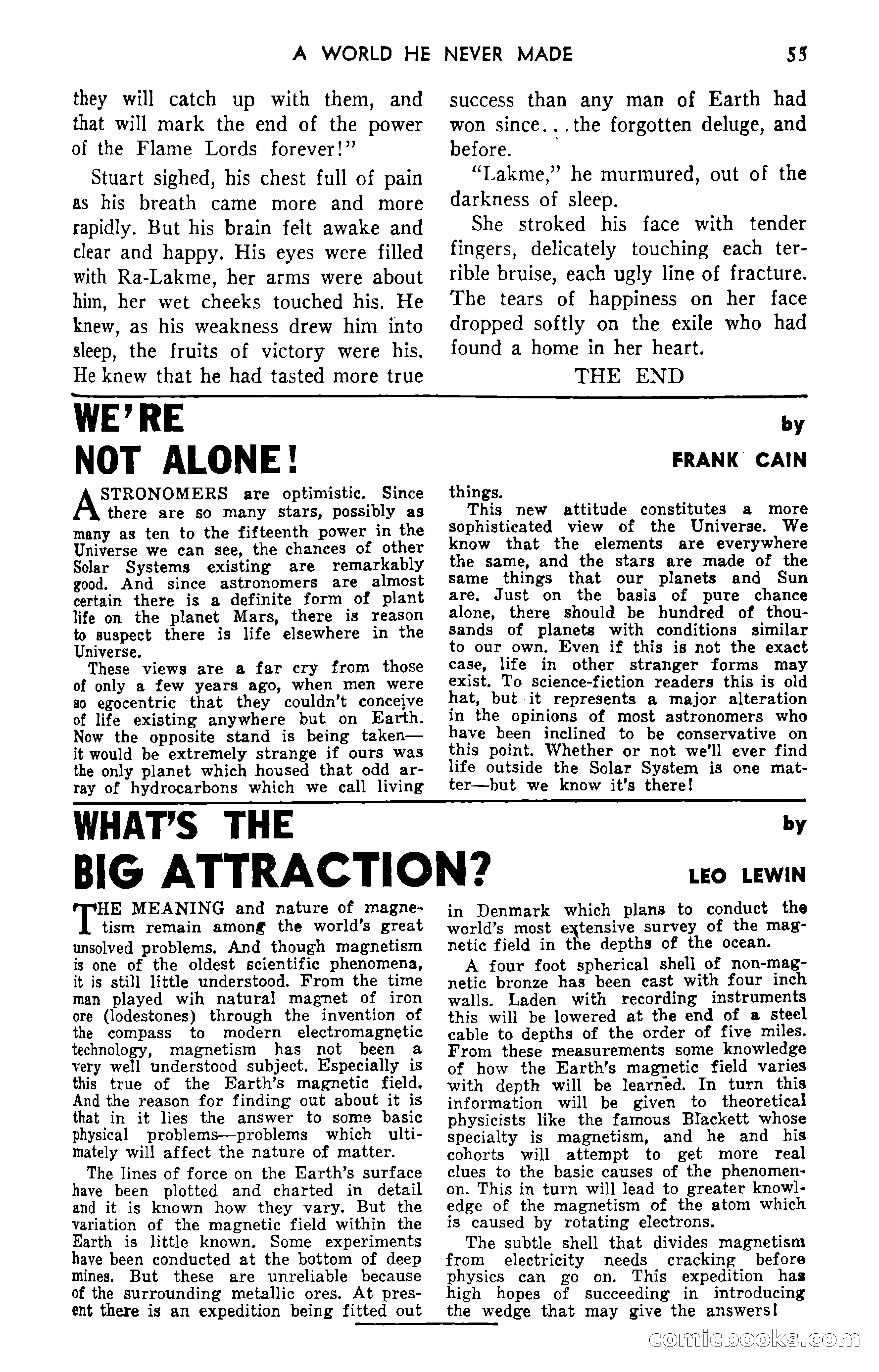 Amazing Stories, September 1951 — page 55 of 166