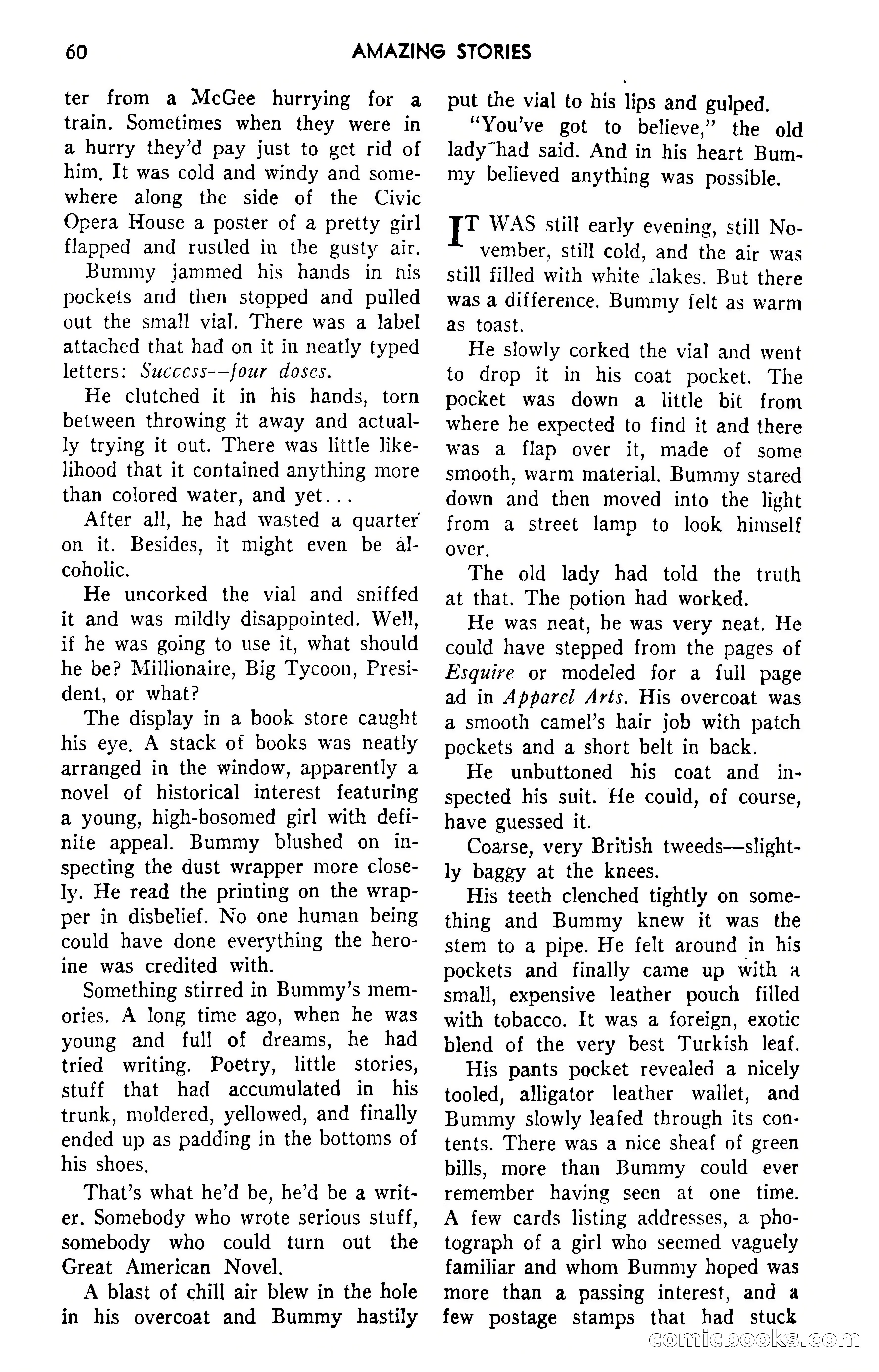 Amazing Stories, September 1951 — page 60 of 166