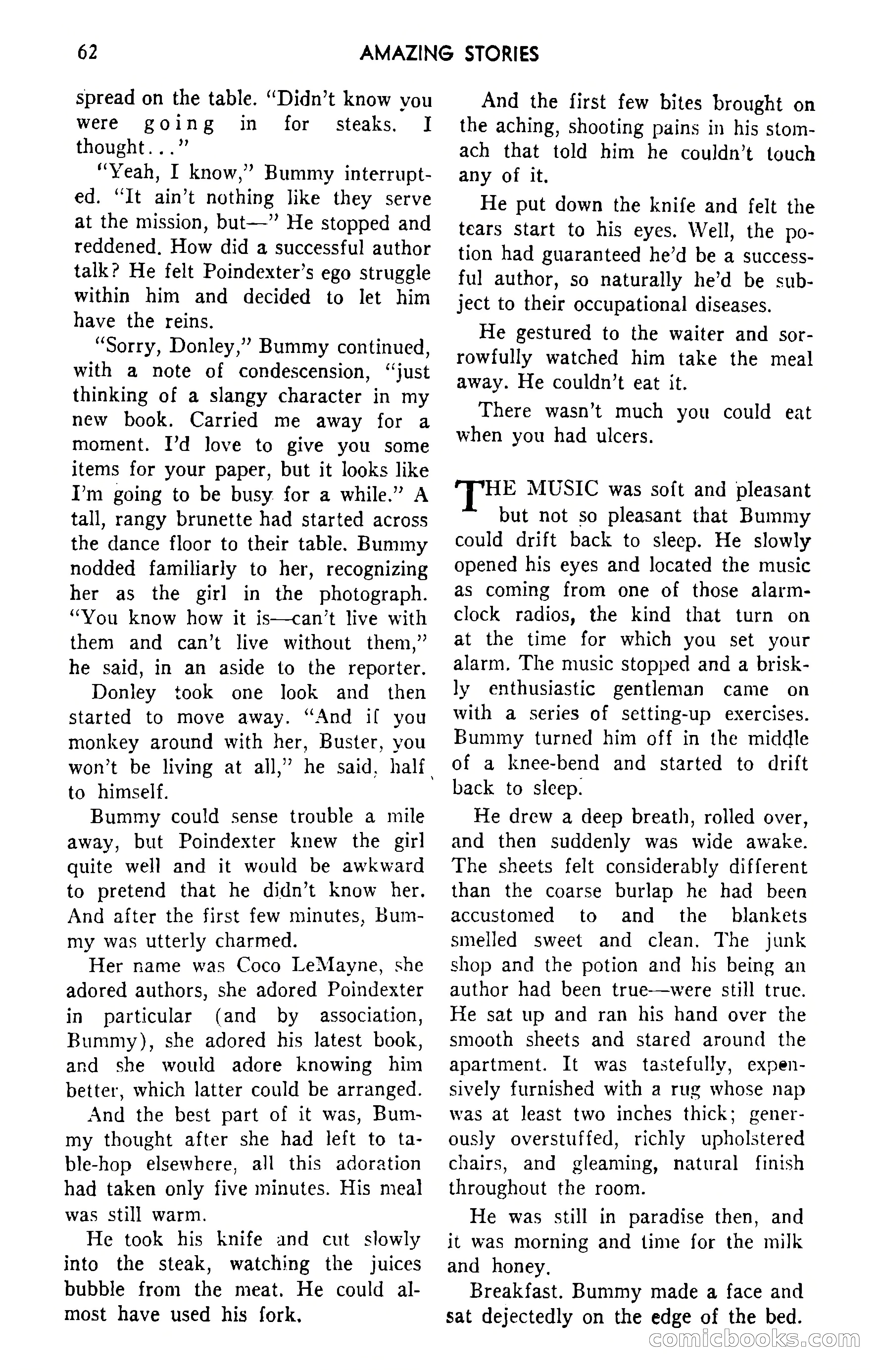 Amazing Stories, September 1951 — page 62 of 166