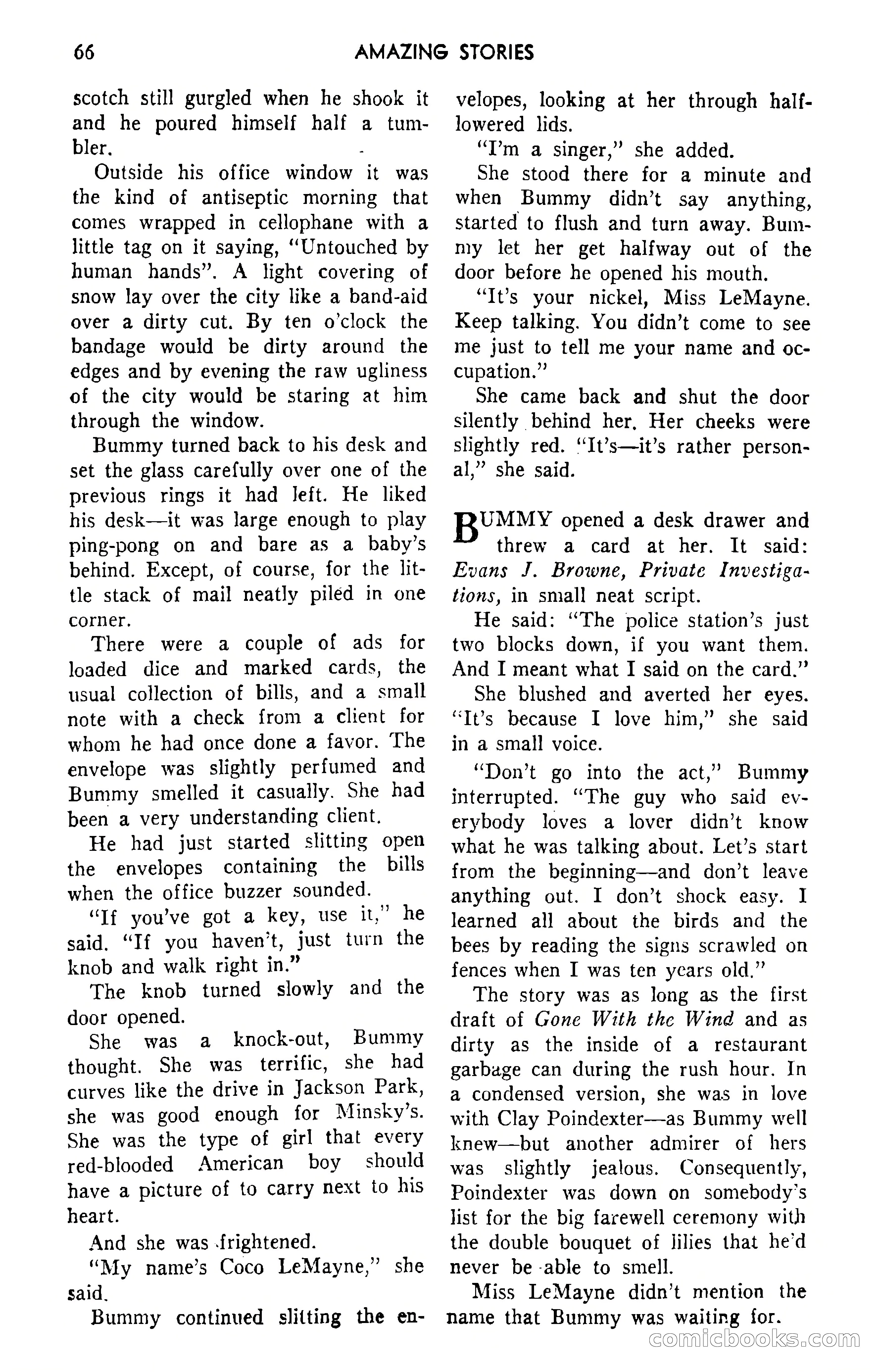 Amazing Stories, September 1951 — page 66 of 166
