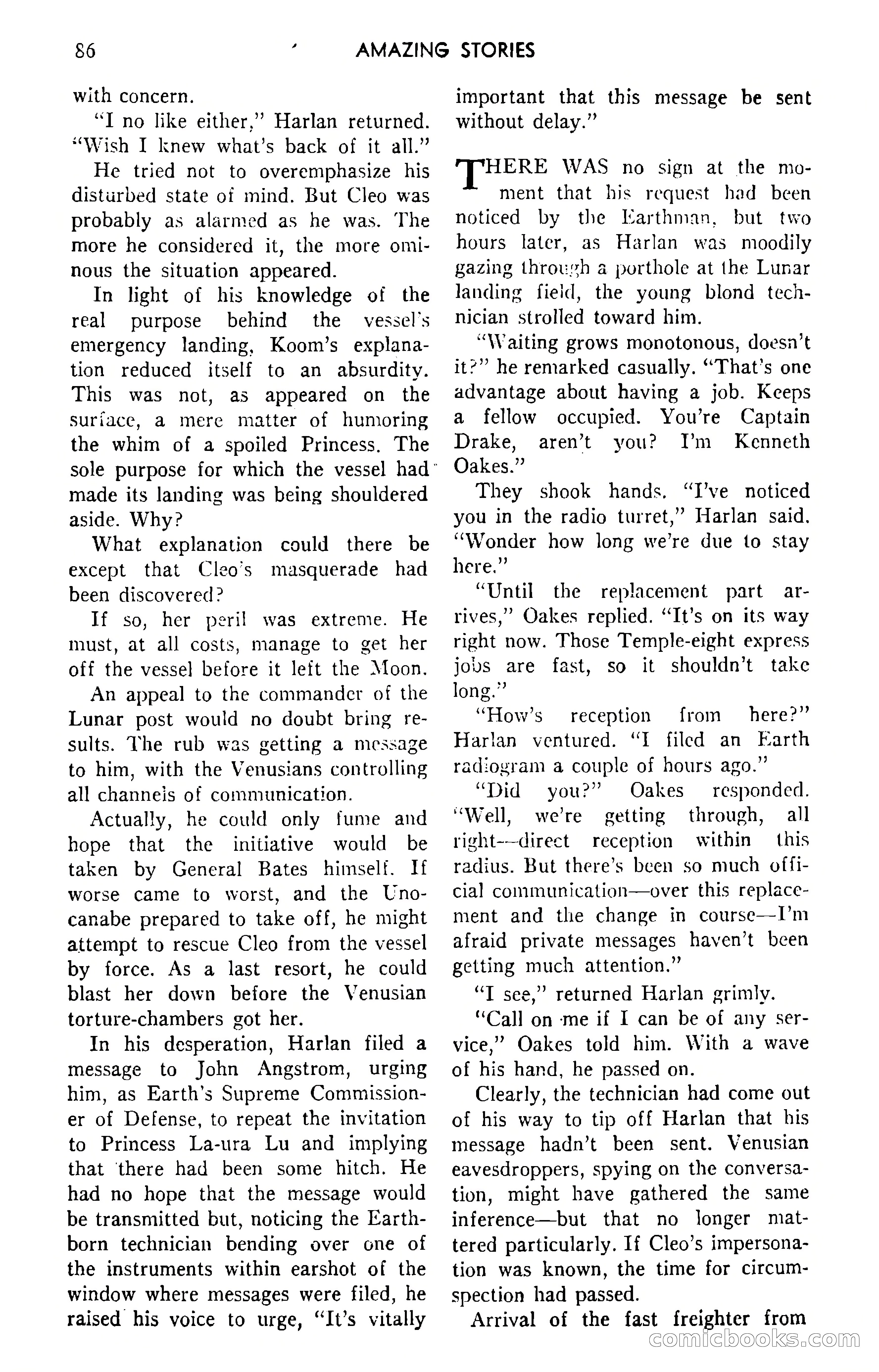 Amazing Stories, September 1951 — page 86 of 166