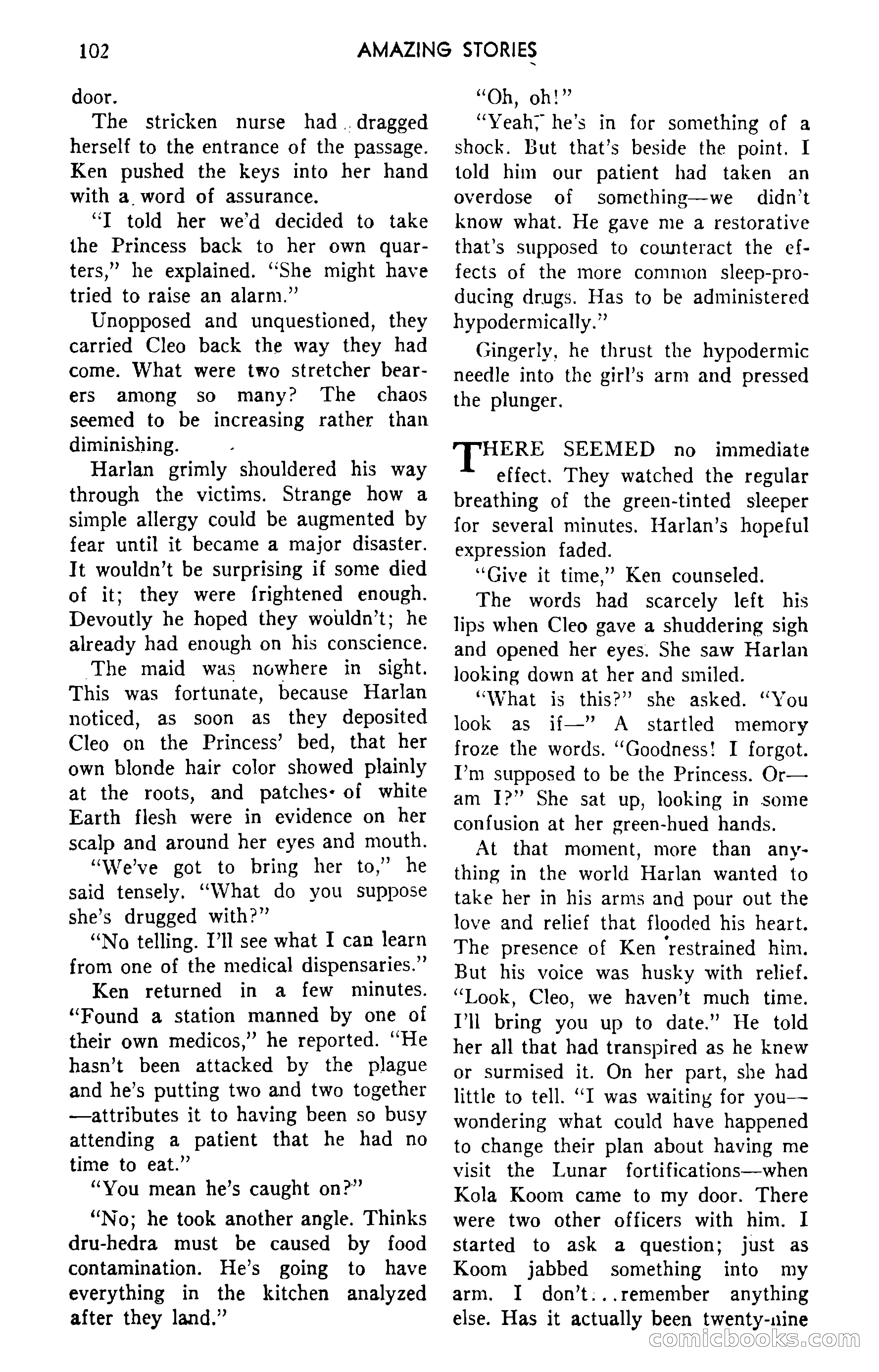 Amazing Stories, September 1951 — page 102 of 166