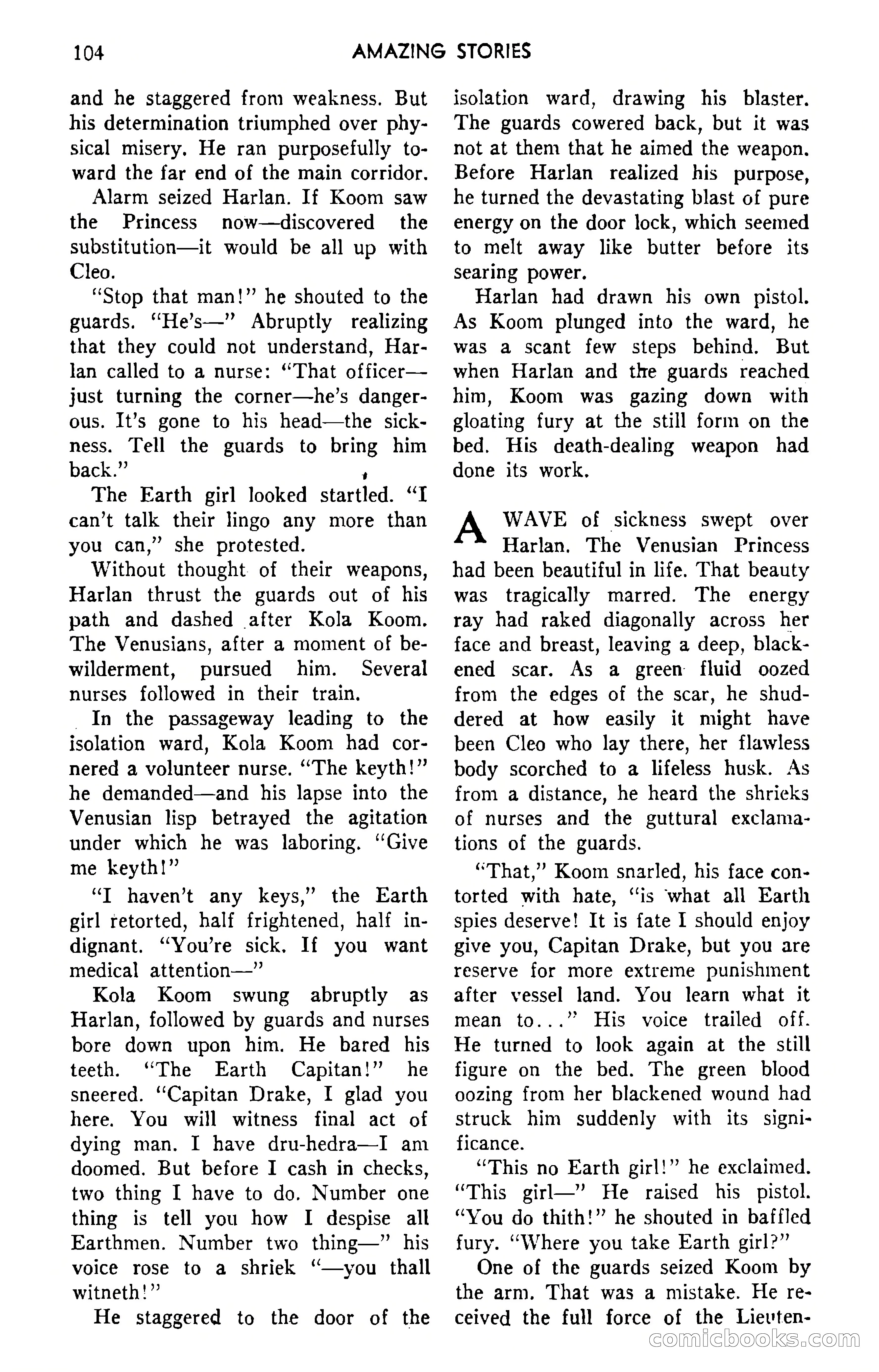 Amazing Stories, September 1951 — page 104 of 166