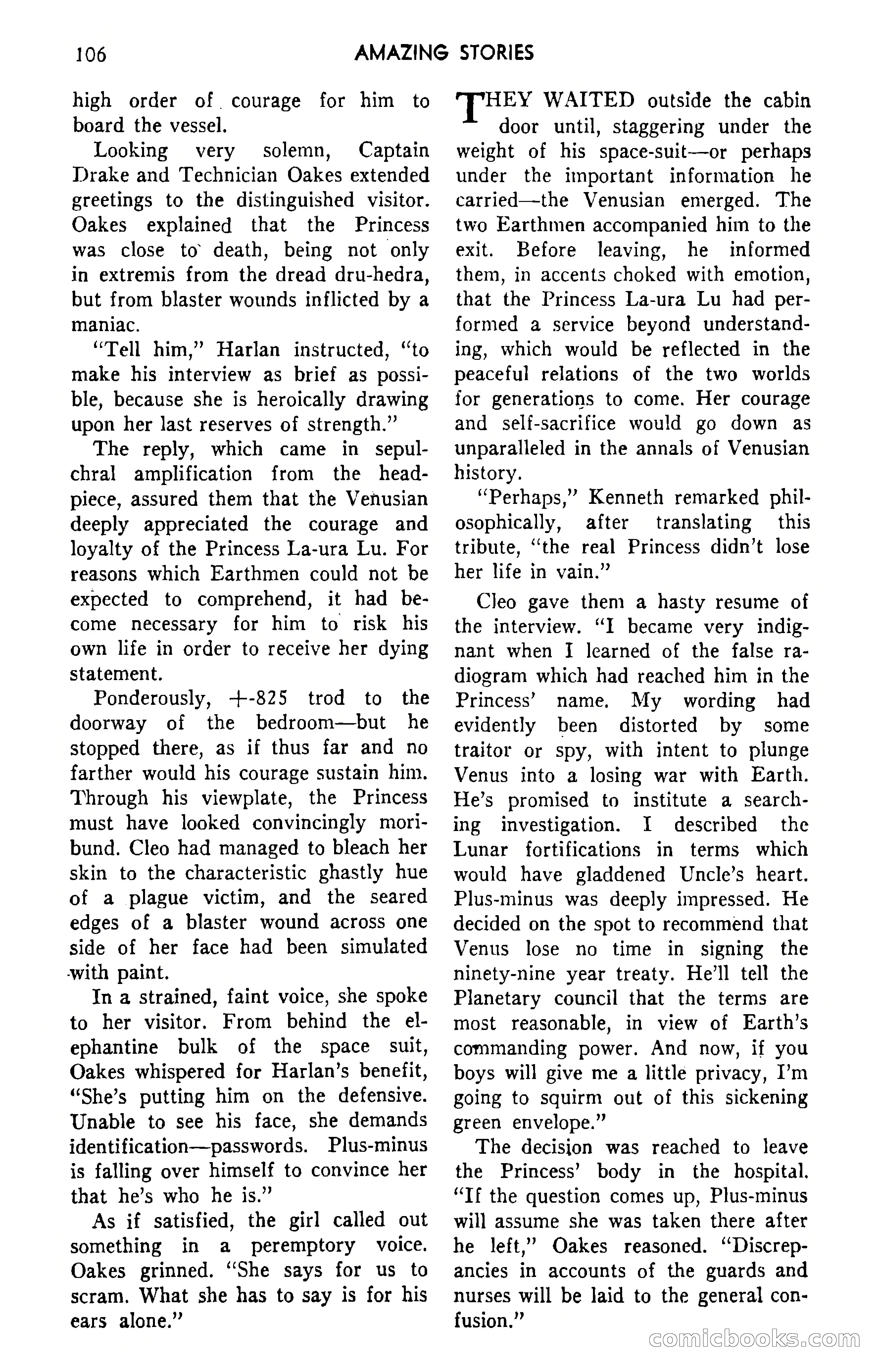 Amazing Stories, September 1951 — page 106 of 166