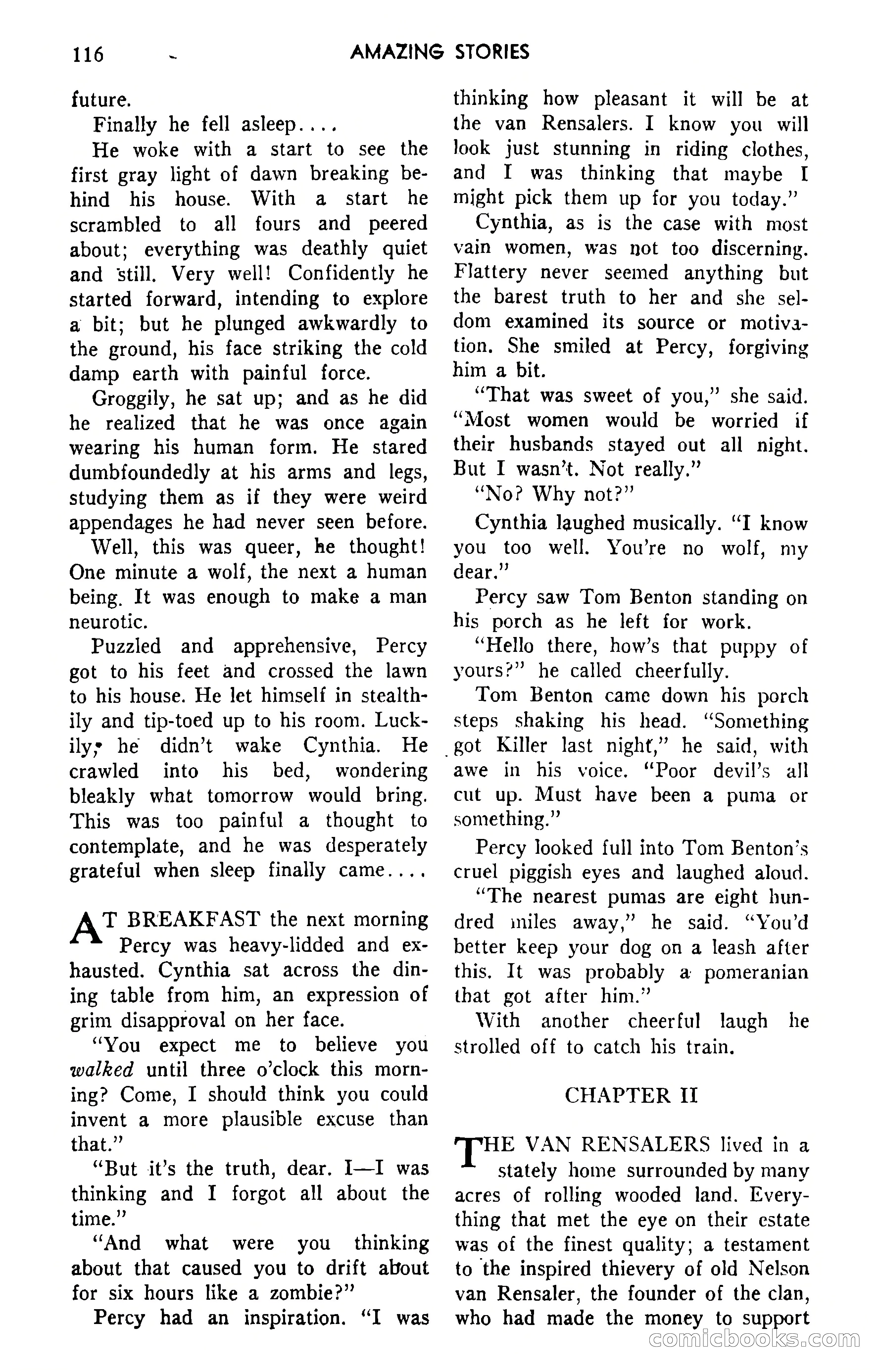 Amazing Stories, September 1951 — page 116 of 166