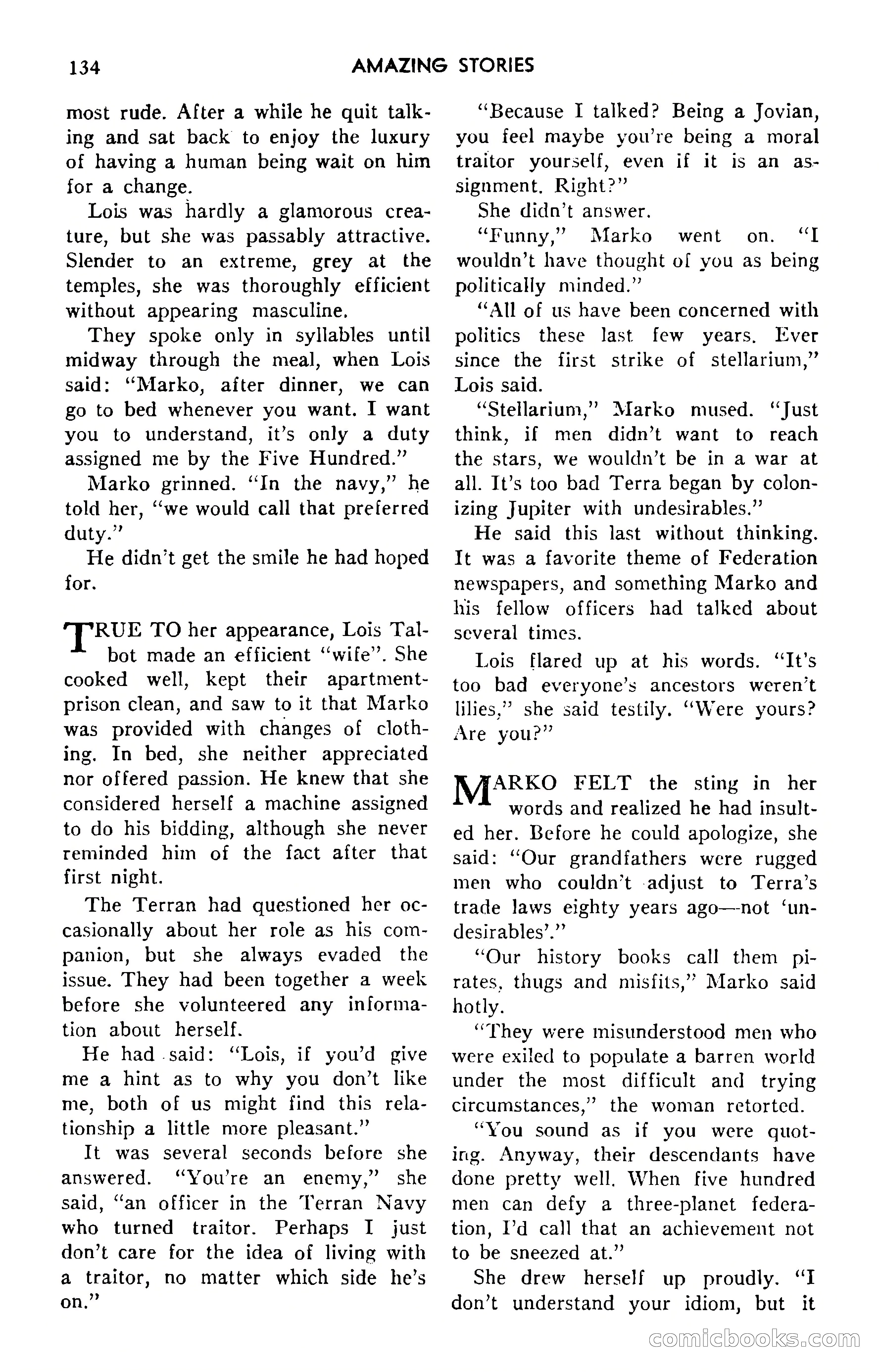 Amazing Stories, September 1951 — page 134 of 166