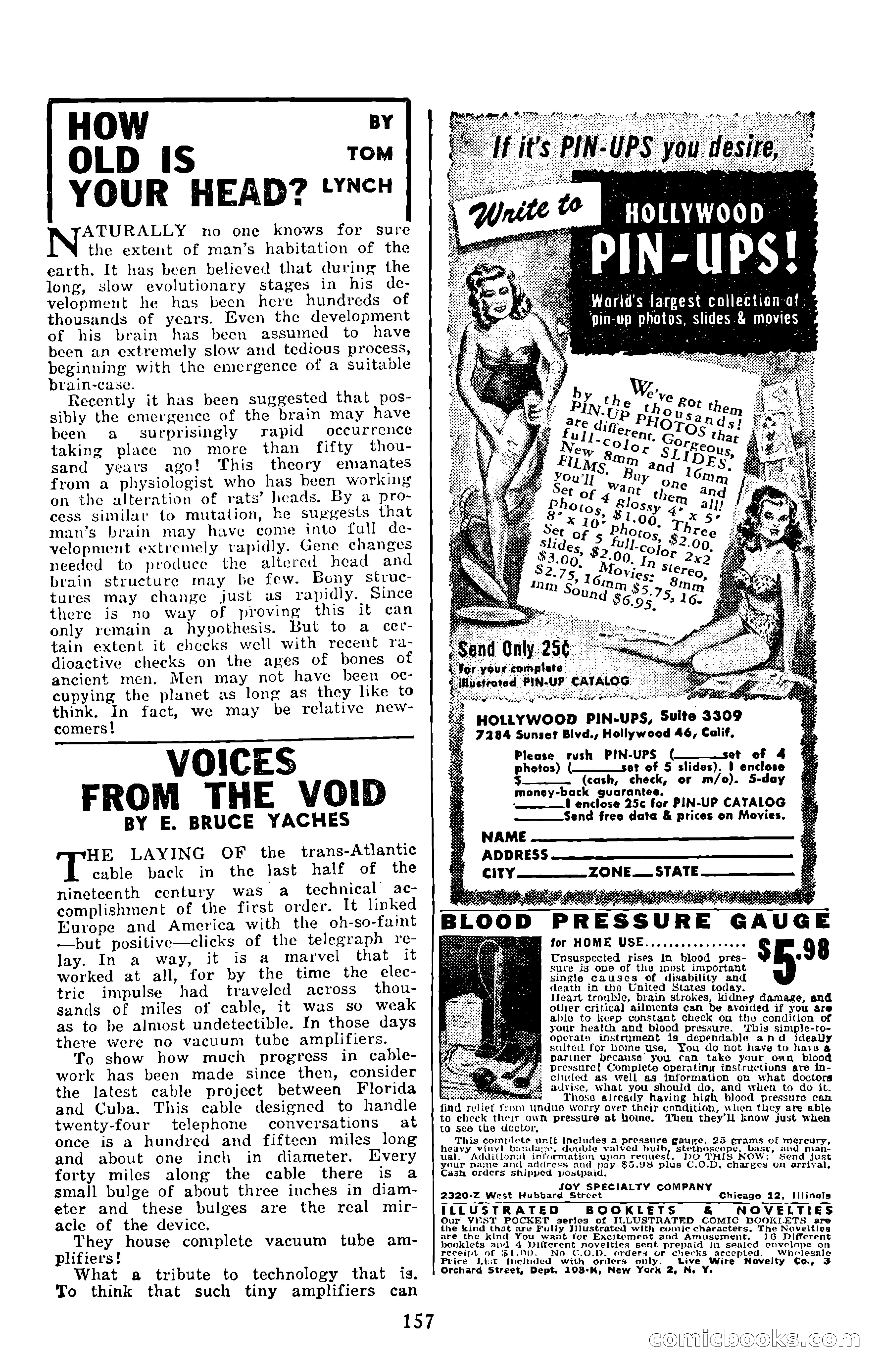 Amazing Stories, September 1951 — page 157 of 166