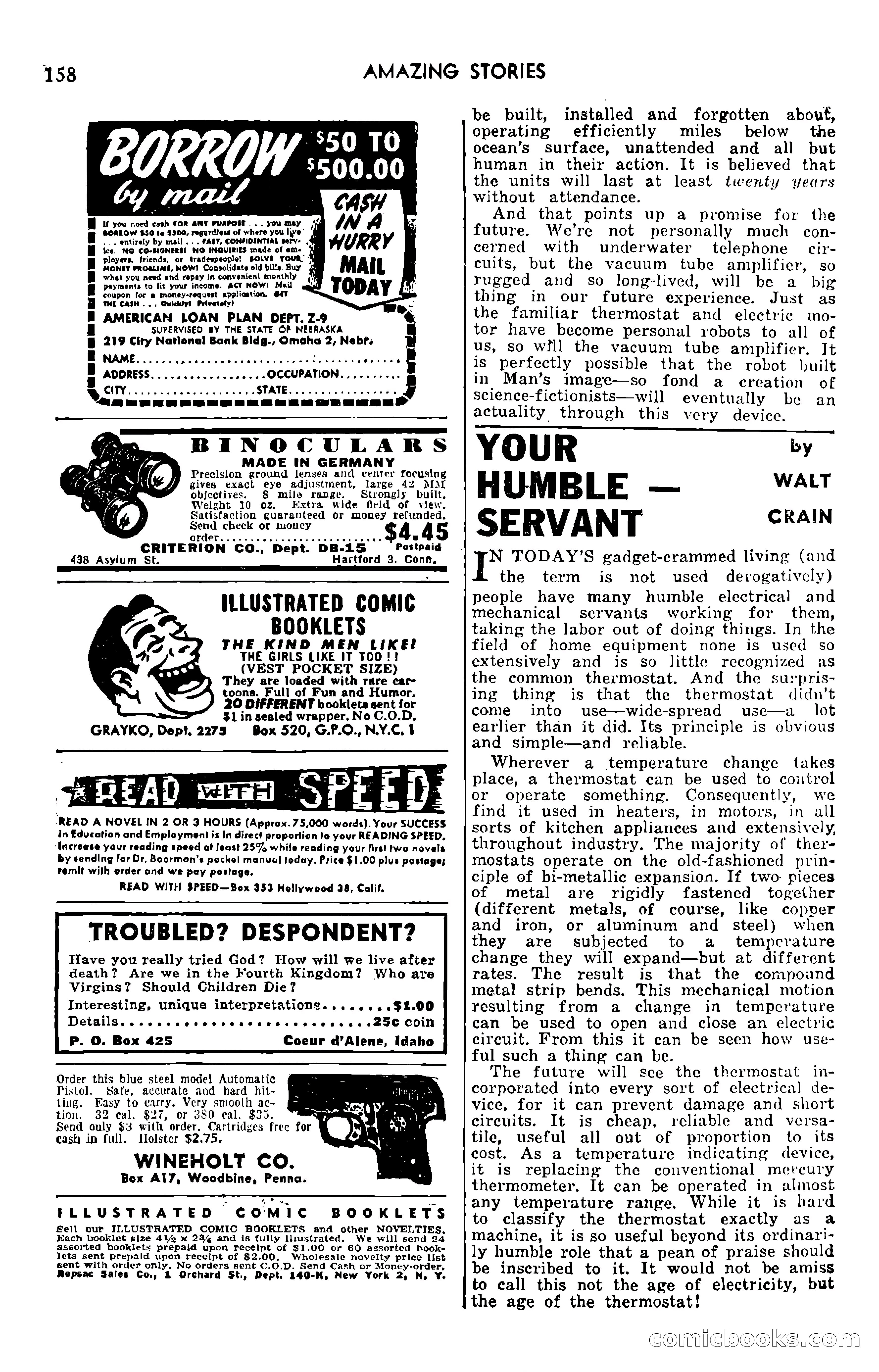 Amazing Stories, September 1951 — page 158 of 166
