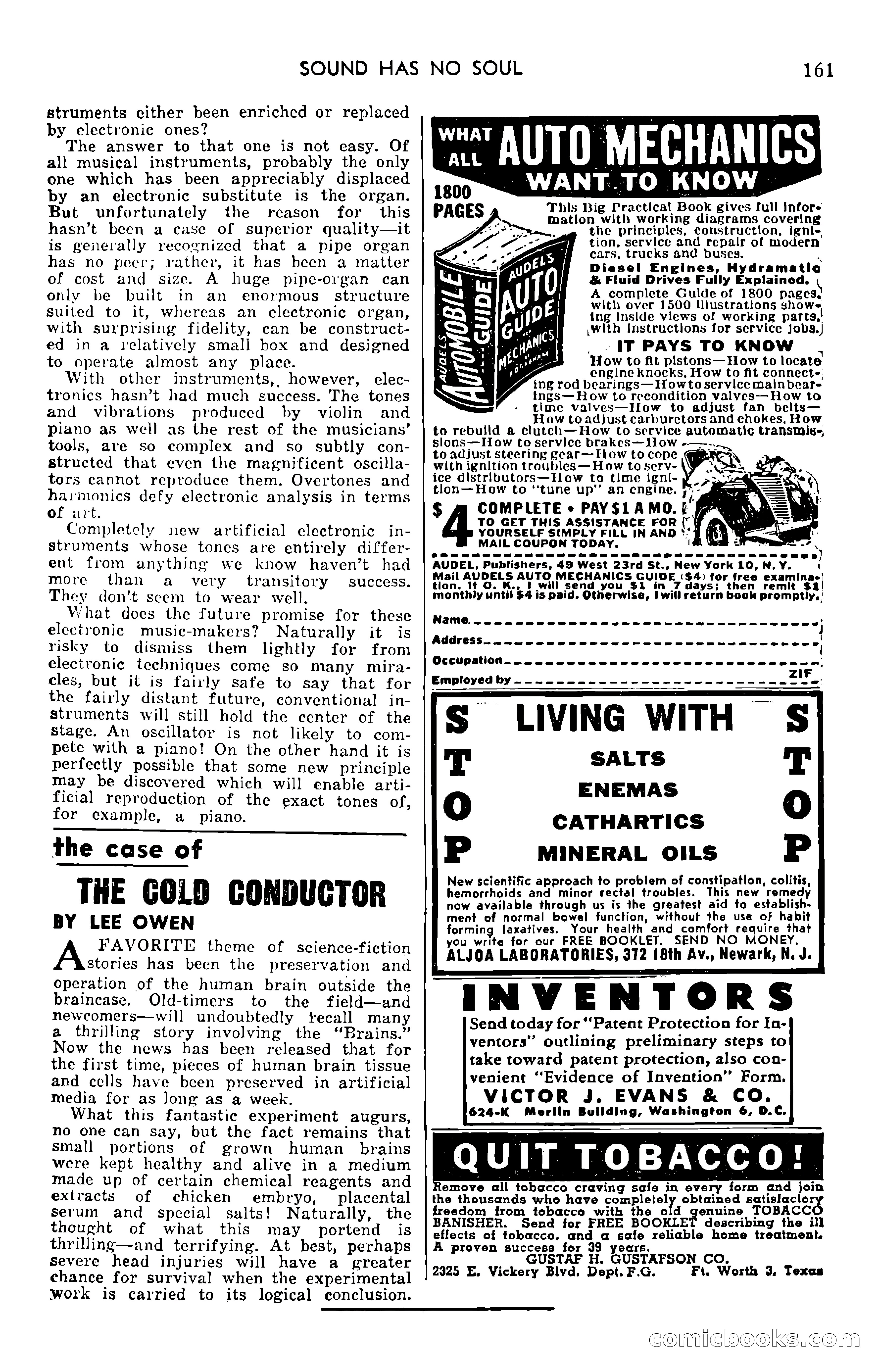 Amazing Stories, September 1951 — page 161 of 166