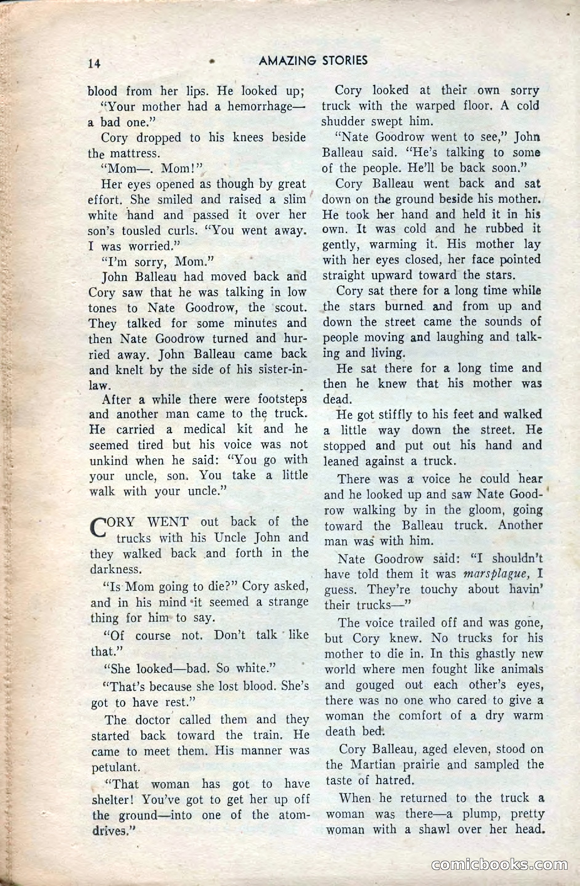 Amazing Stories, February 1953 — page 14 of 164