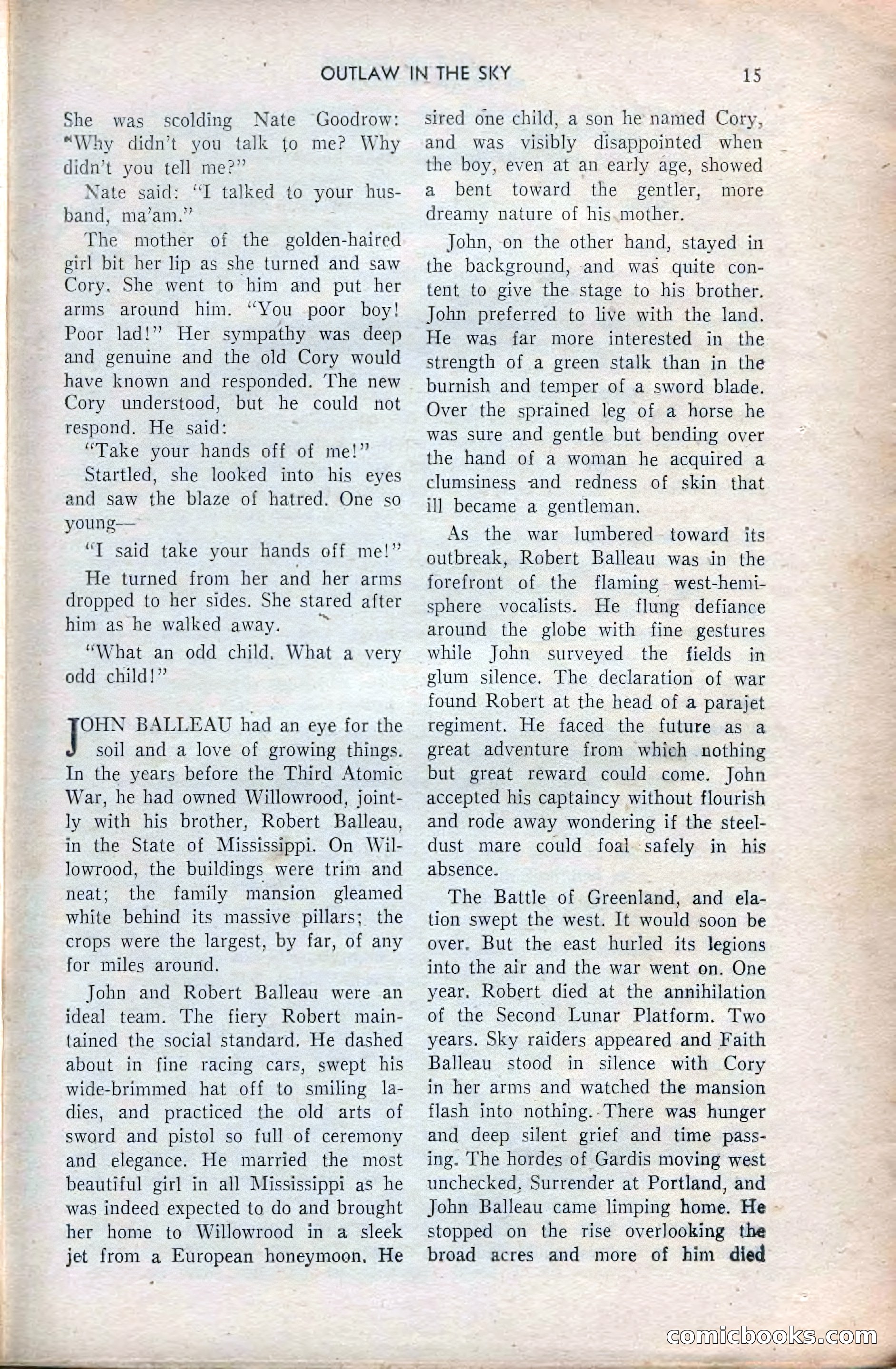 Amazing Stories, February 1953 — page 15 of 164