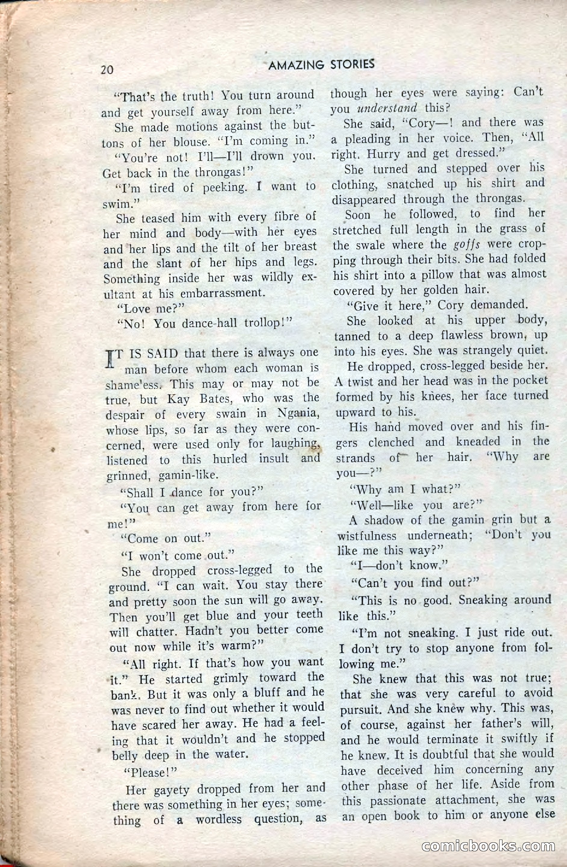 Amazing Stories, February 1953 — page 20 of 164