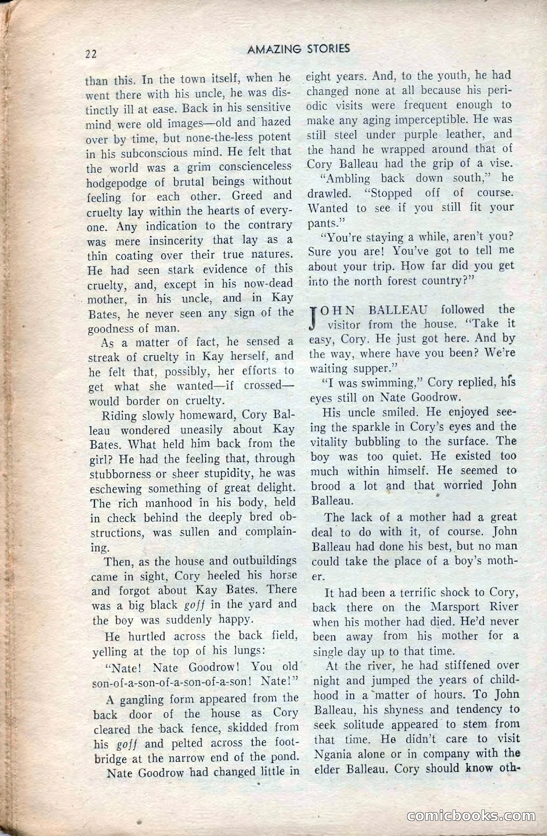 Amazing Stories, February 1953 — page 22 of 164