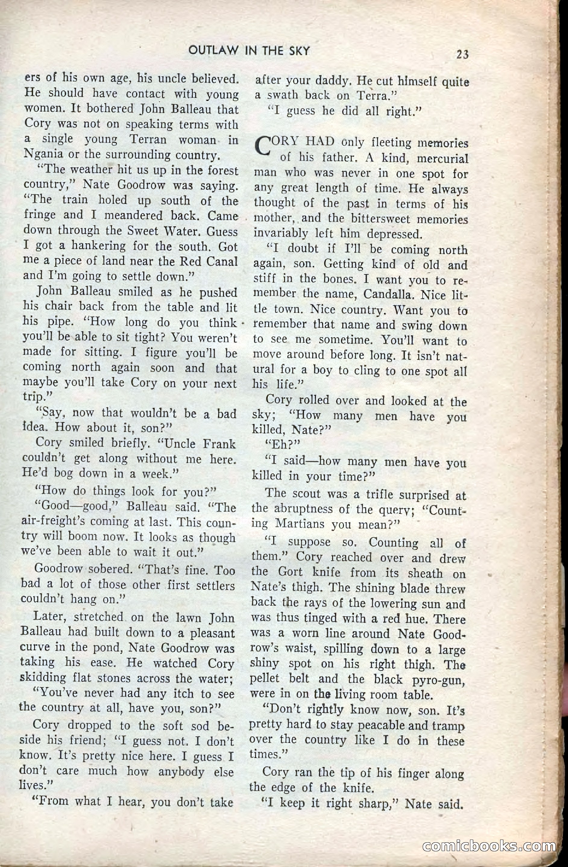 Amazing Stories, February 1953 — page 23 of 164