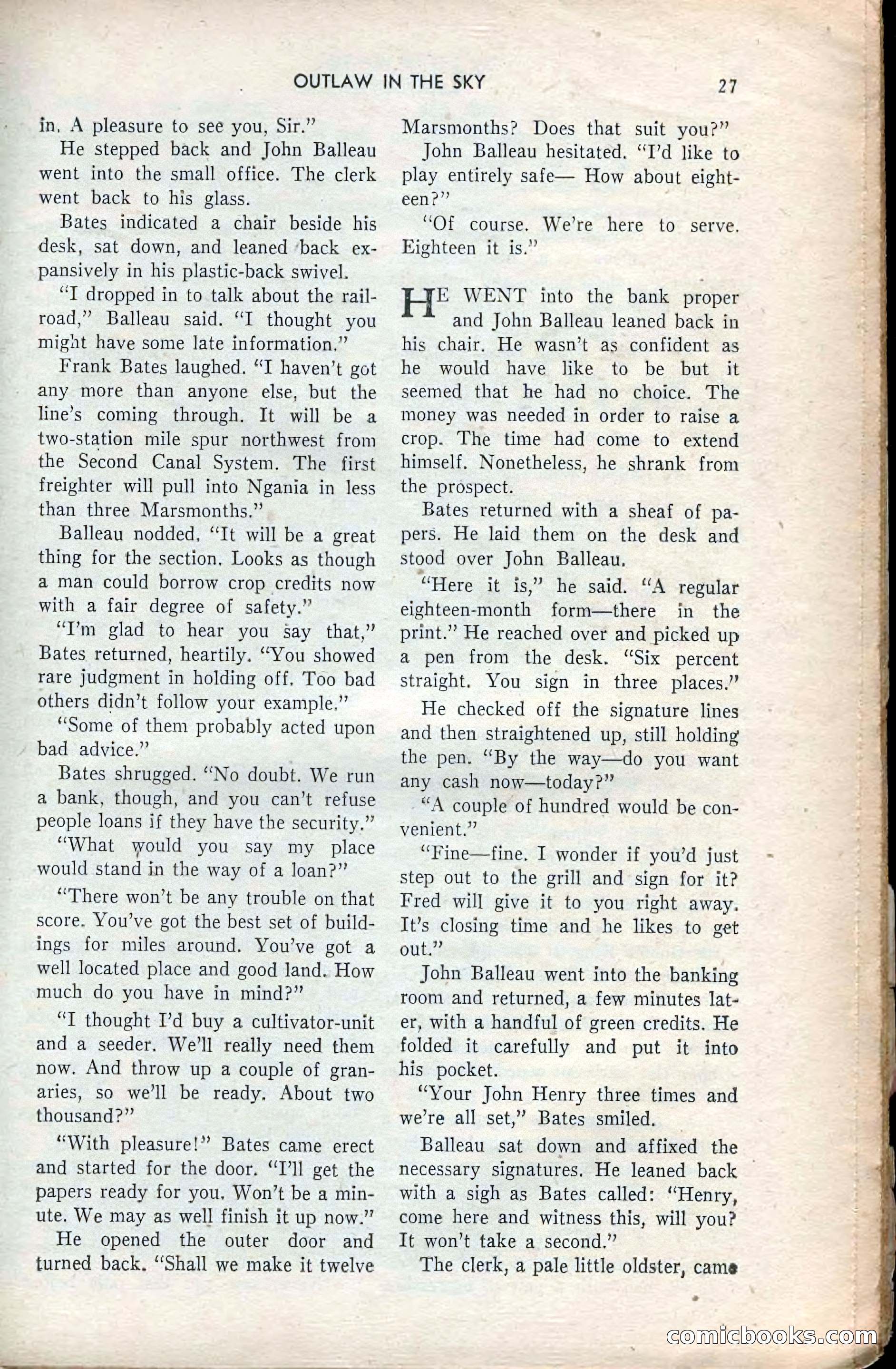 Amazing Stories, February 1953 — page 27 of 164