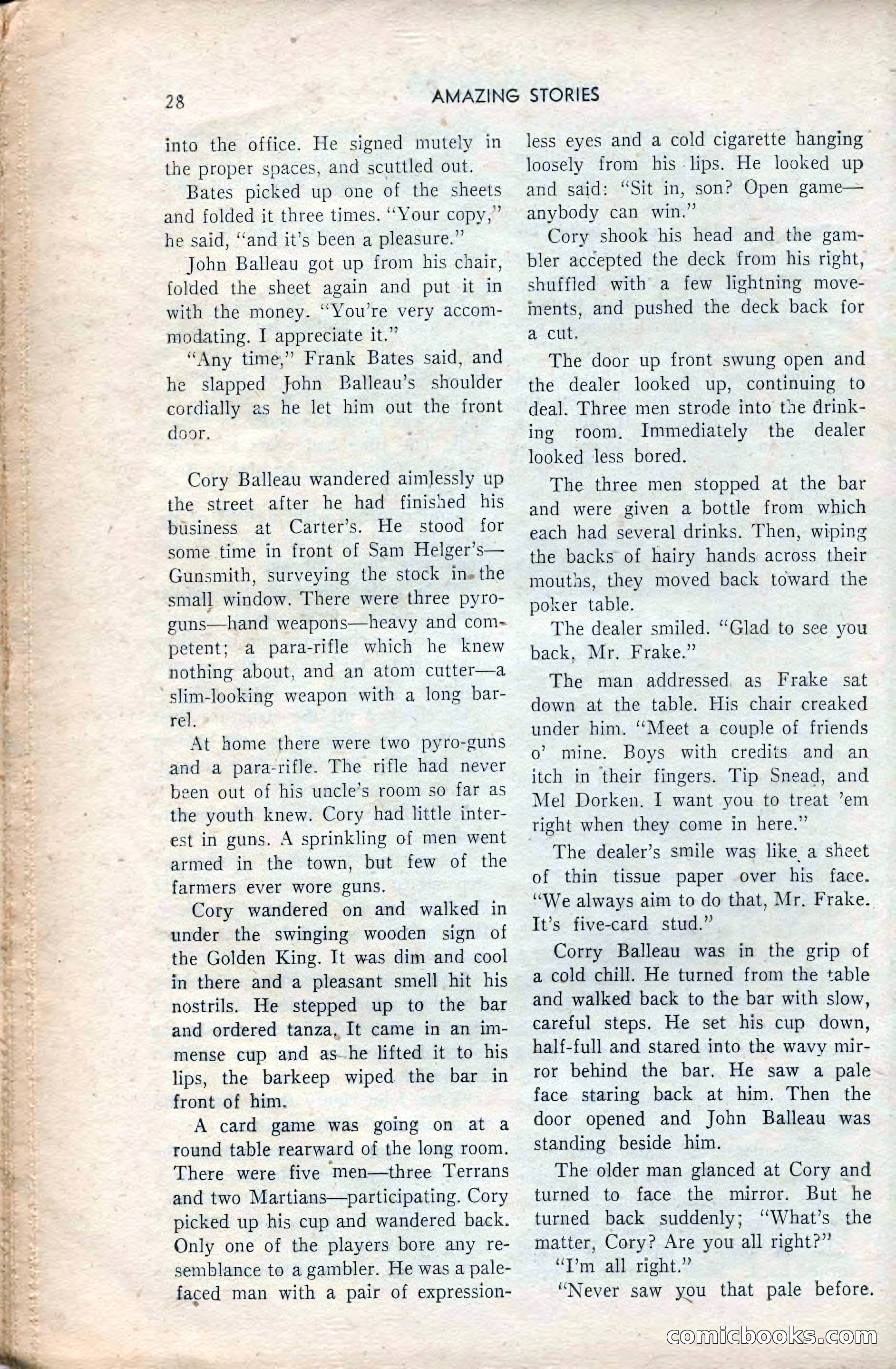 Amazing Stories, February 1953 — page 28 of 164