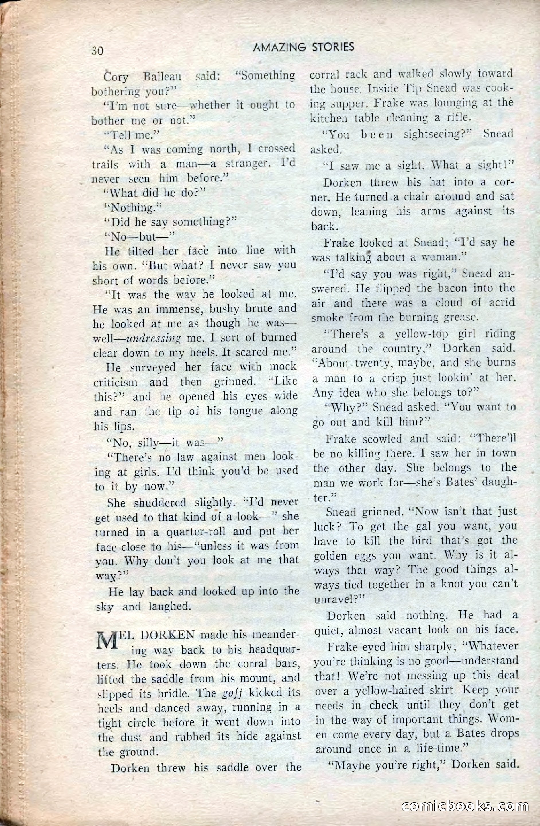 Amazing Stories, February 1953 — page 30 of 164