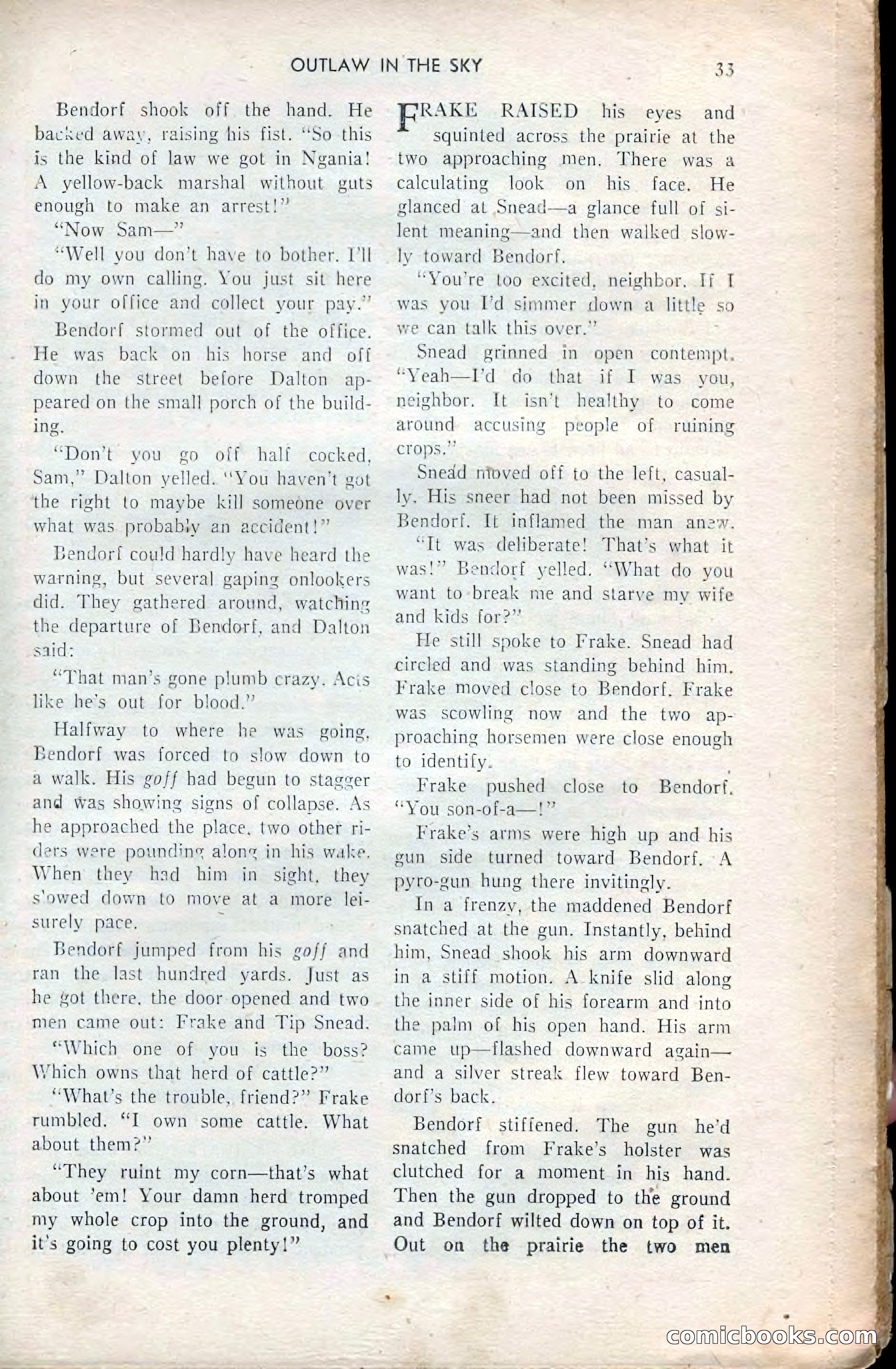Amazing Stories, February 1953 — page 33 of 164