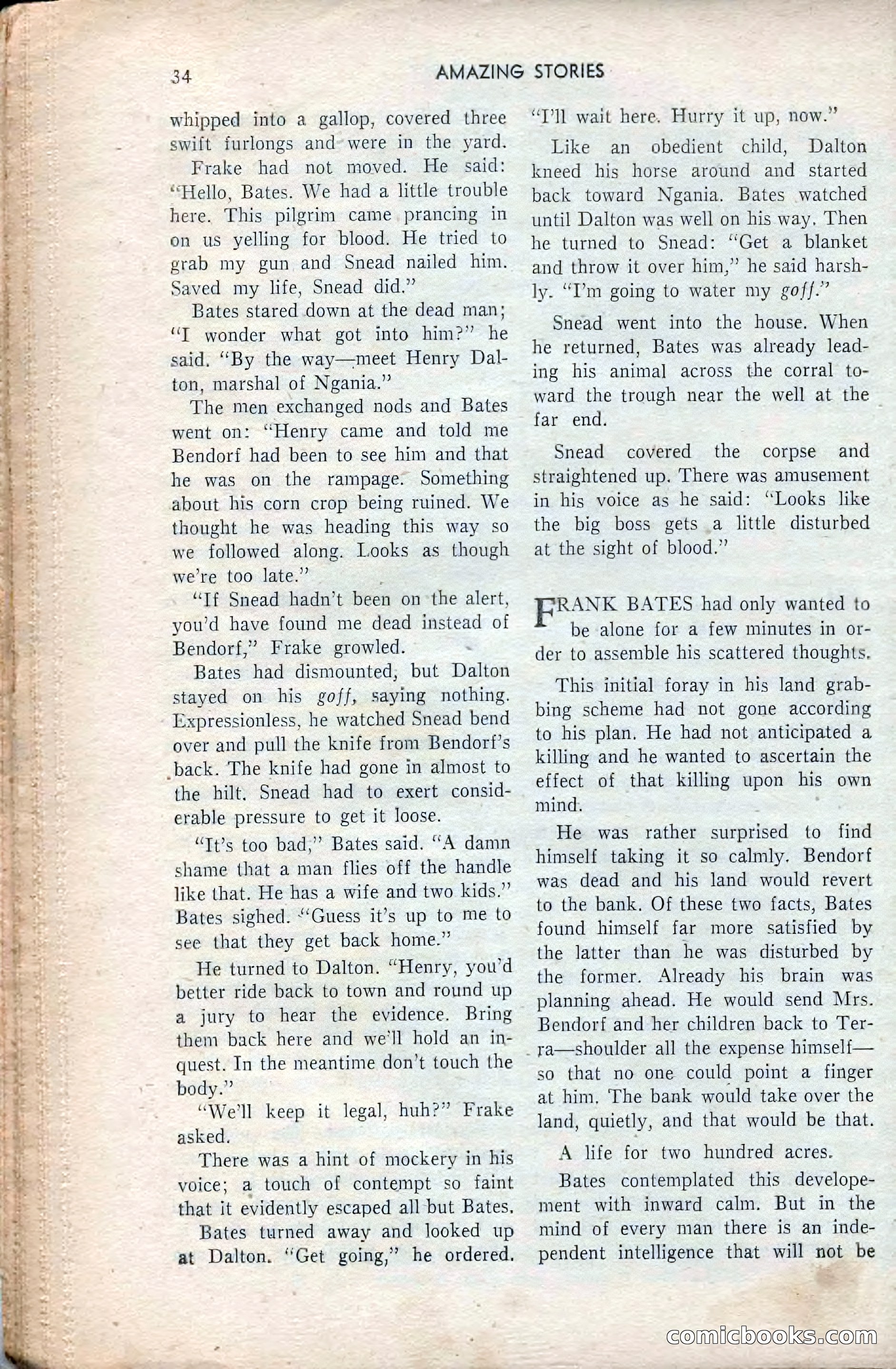 Amazing Stories, February 1953 — page 34 of 164