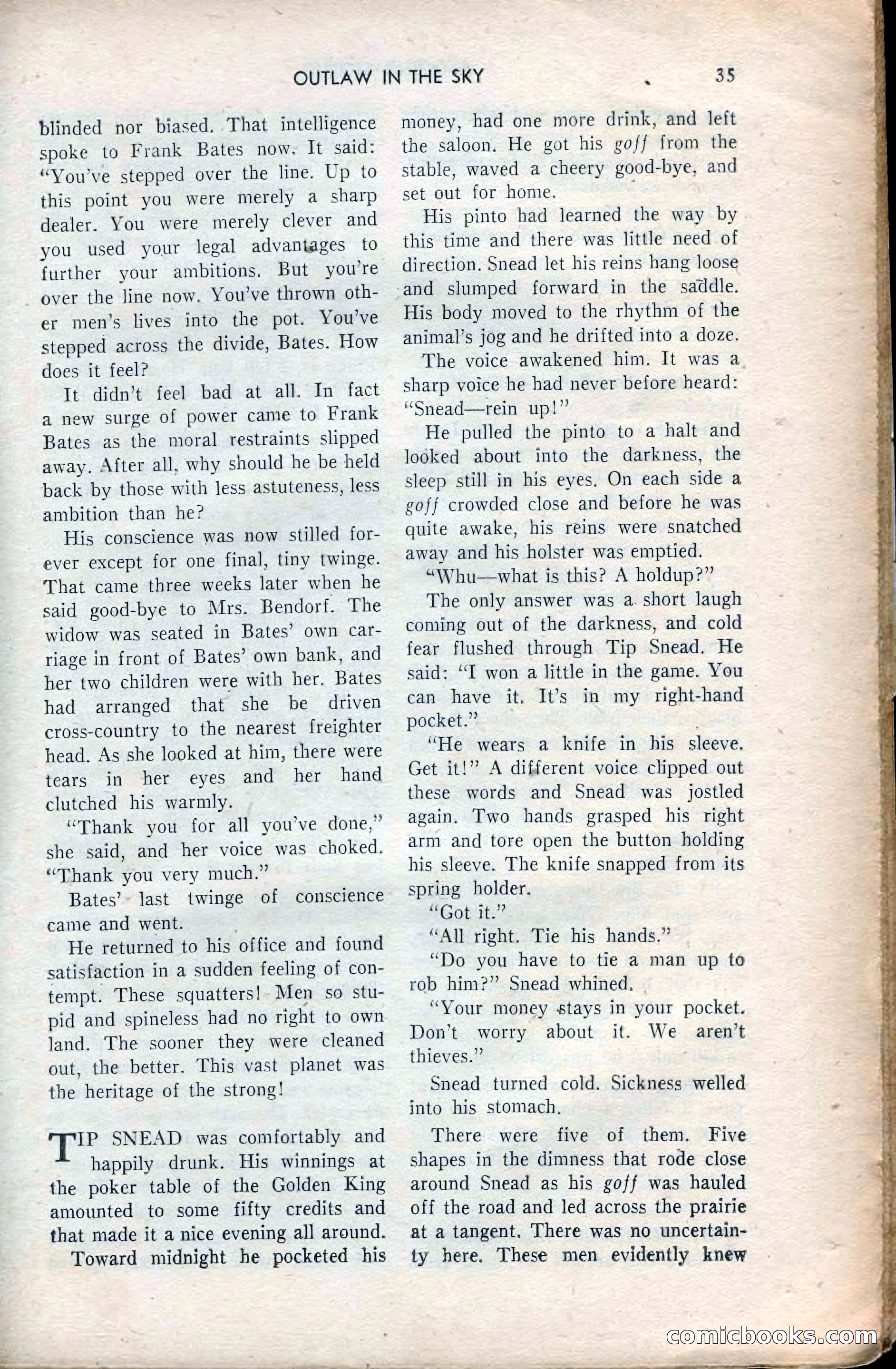 Amazing Stories, February 1953 — page 35 of 164