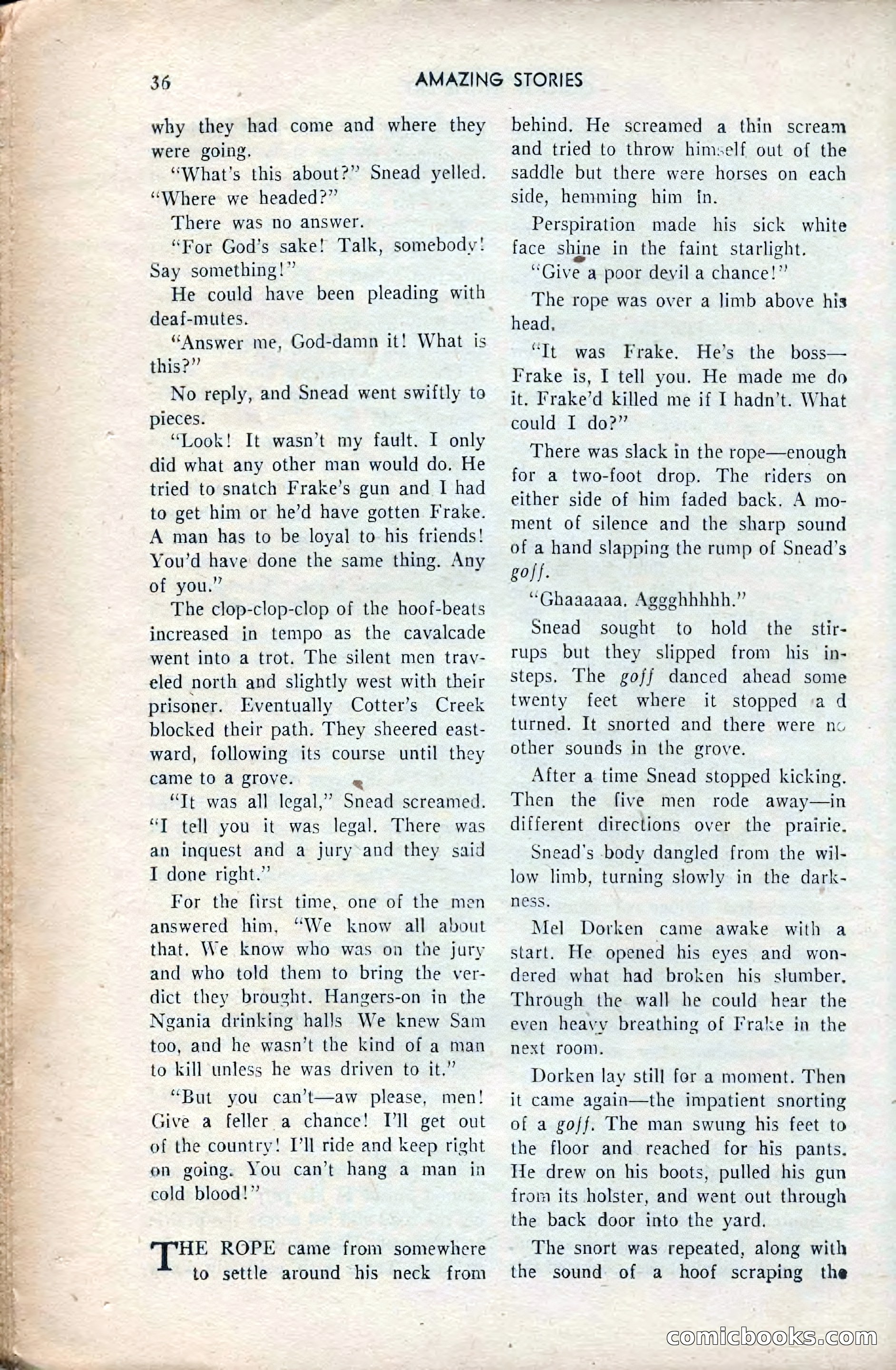 Amazing Stories, February 1953 — page 36 of 164