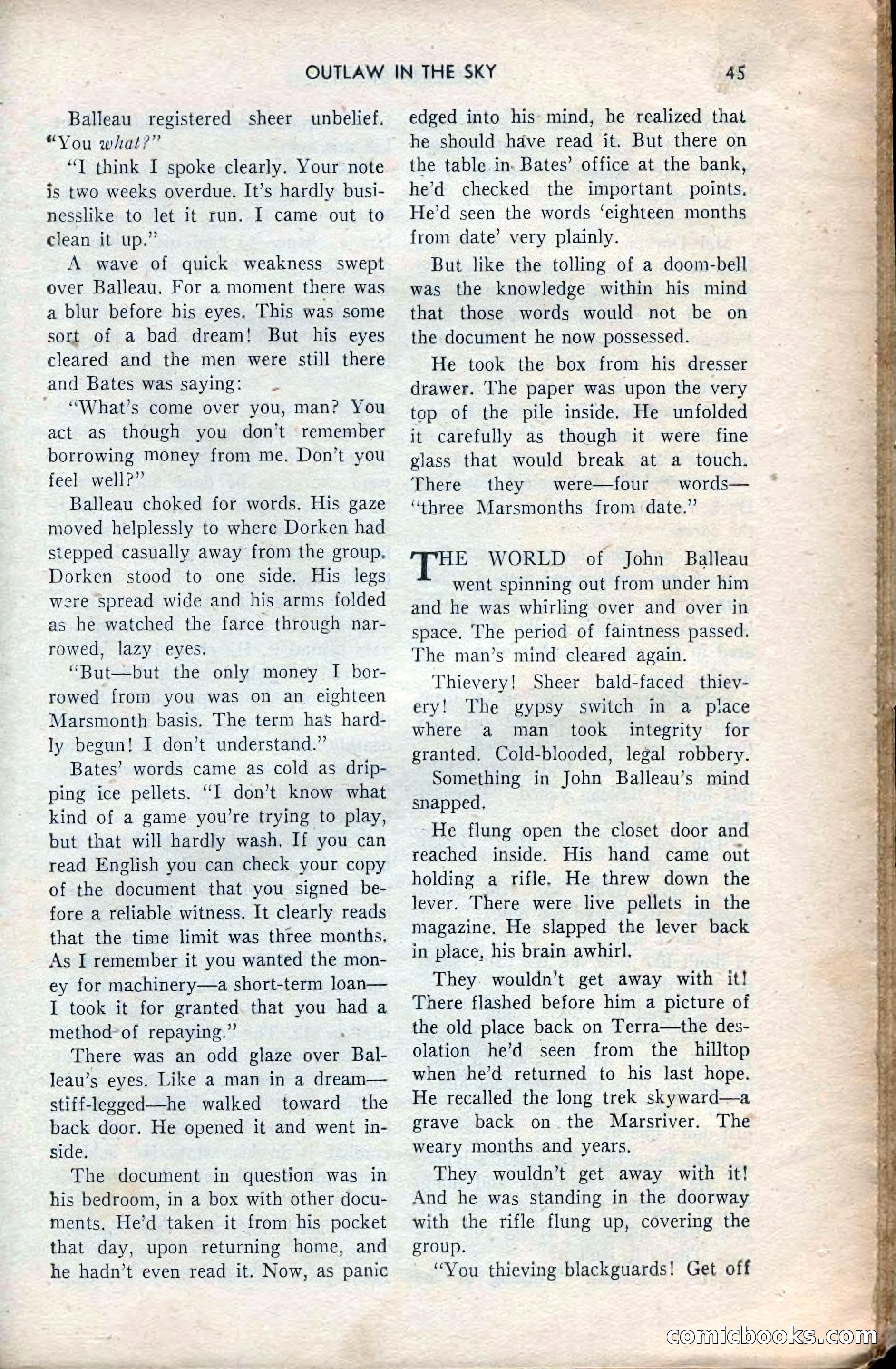 Amazing Stories, February 1953 — page 45 of 164