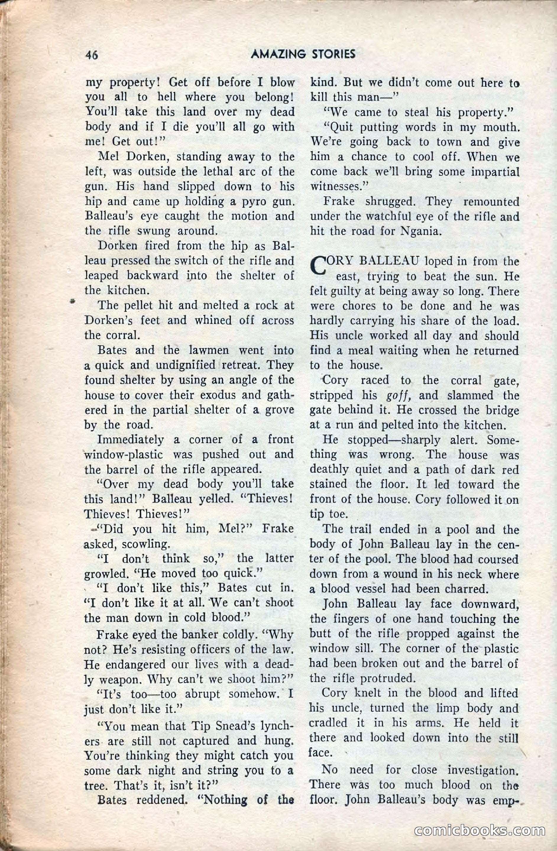 Amazing Stories, February 1953 — page 46 of 164