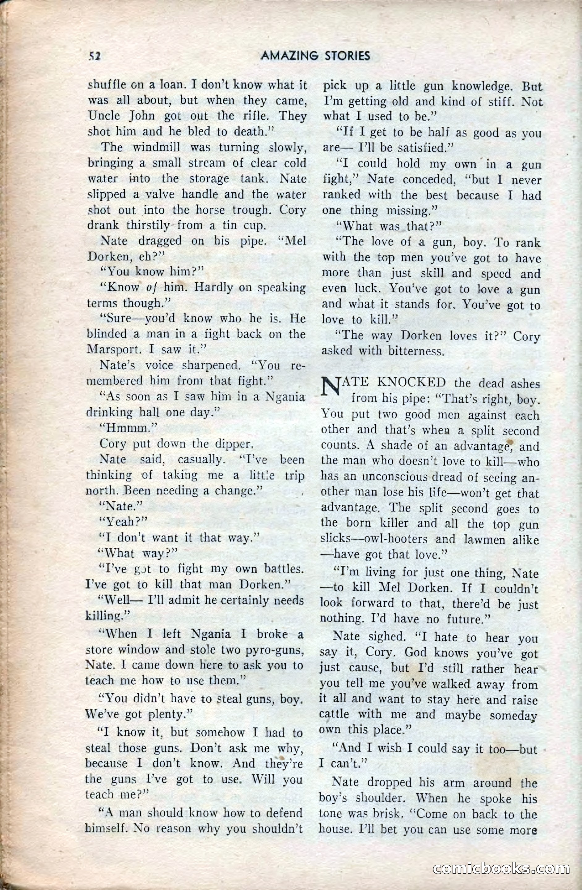 Amazing Stories, February 1953 — page 52 of 164