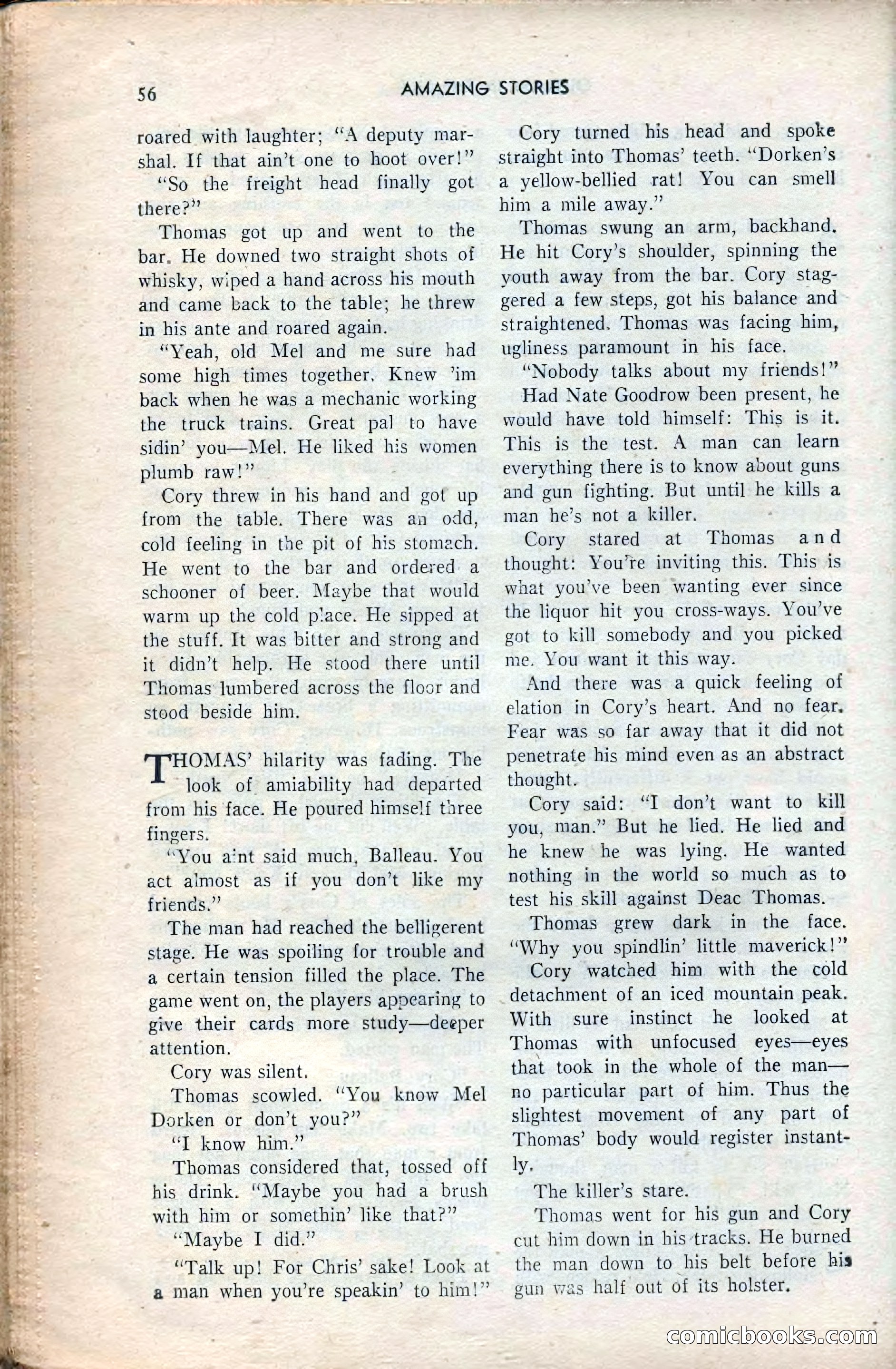 Amazing Stories, February 1953 — page 56 of 164