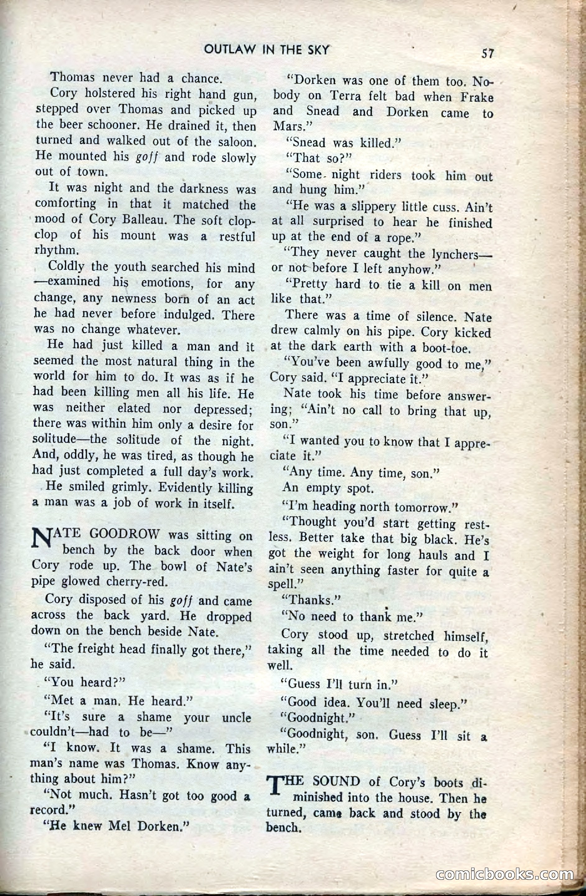 Amazing Stories, February 1953 — page 57 of 164