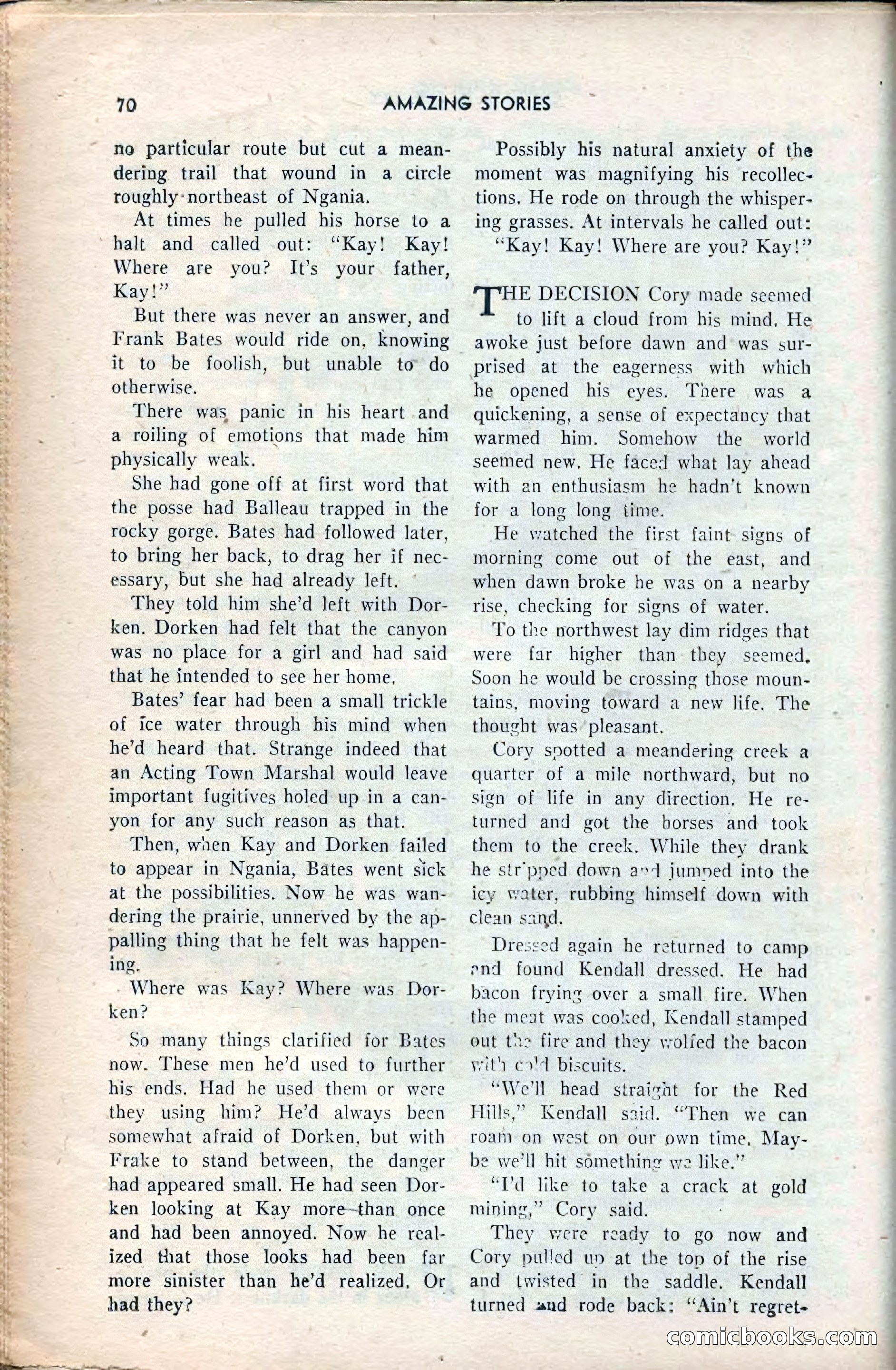 Amazing Stories, February 1953 — page 70 of 164
