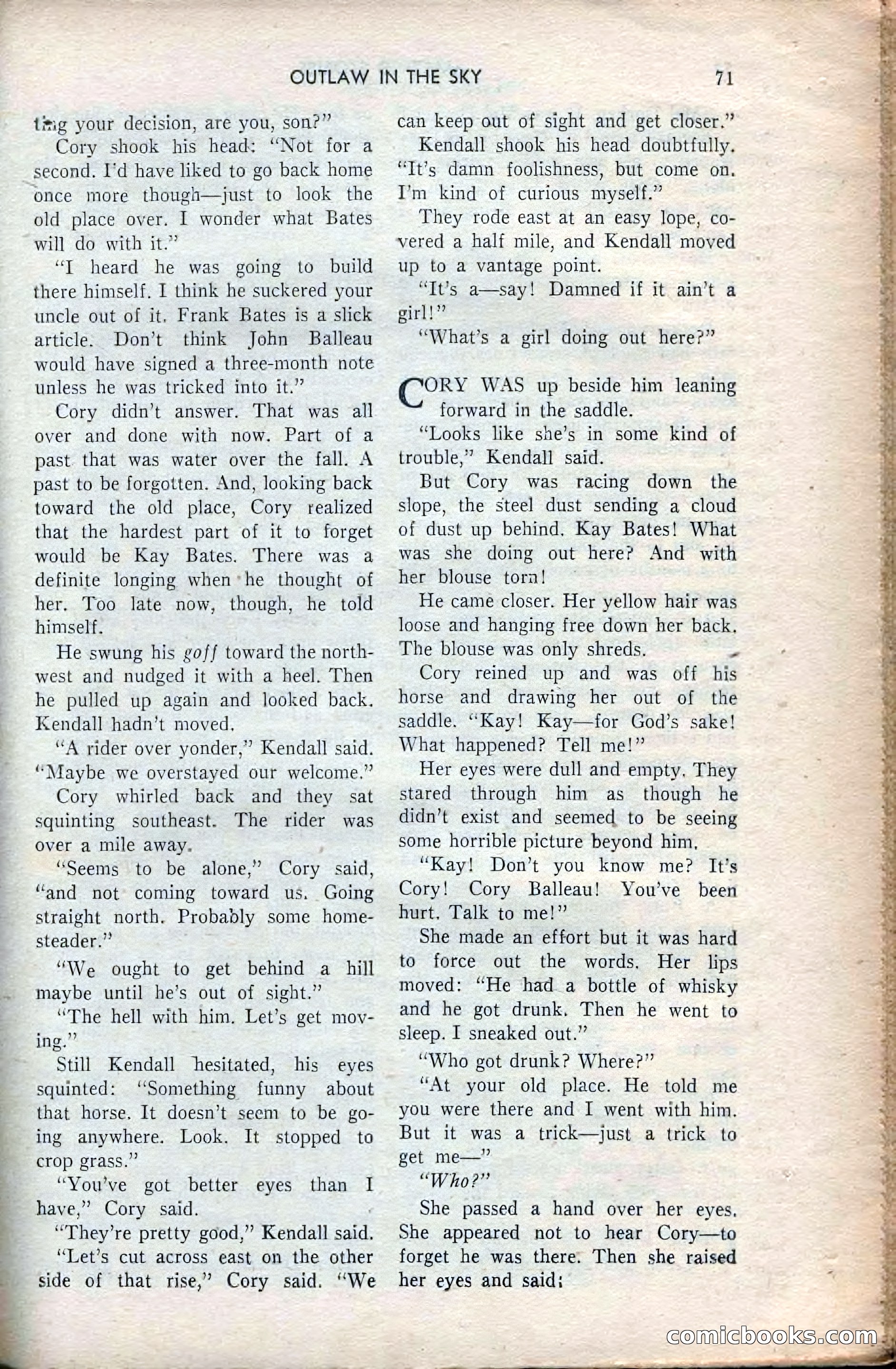 Amazing Stories, February 1953 — page 71 of 164