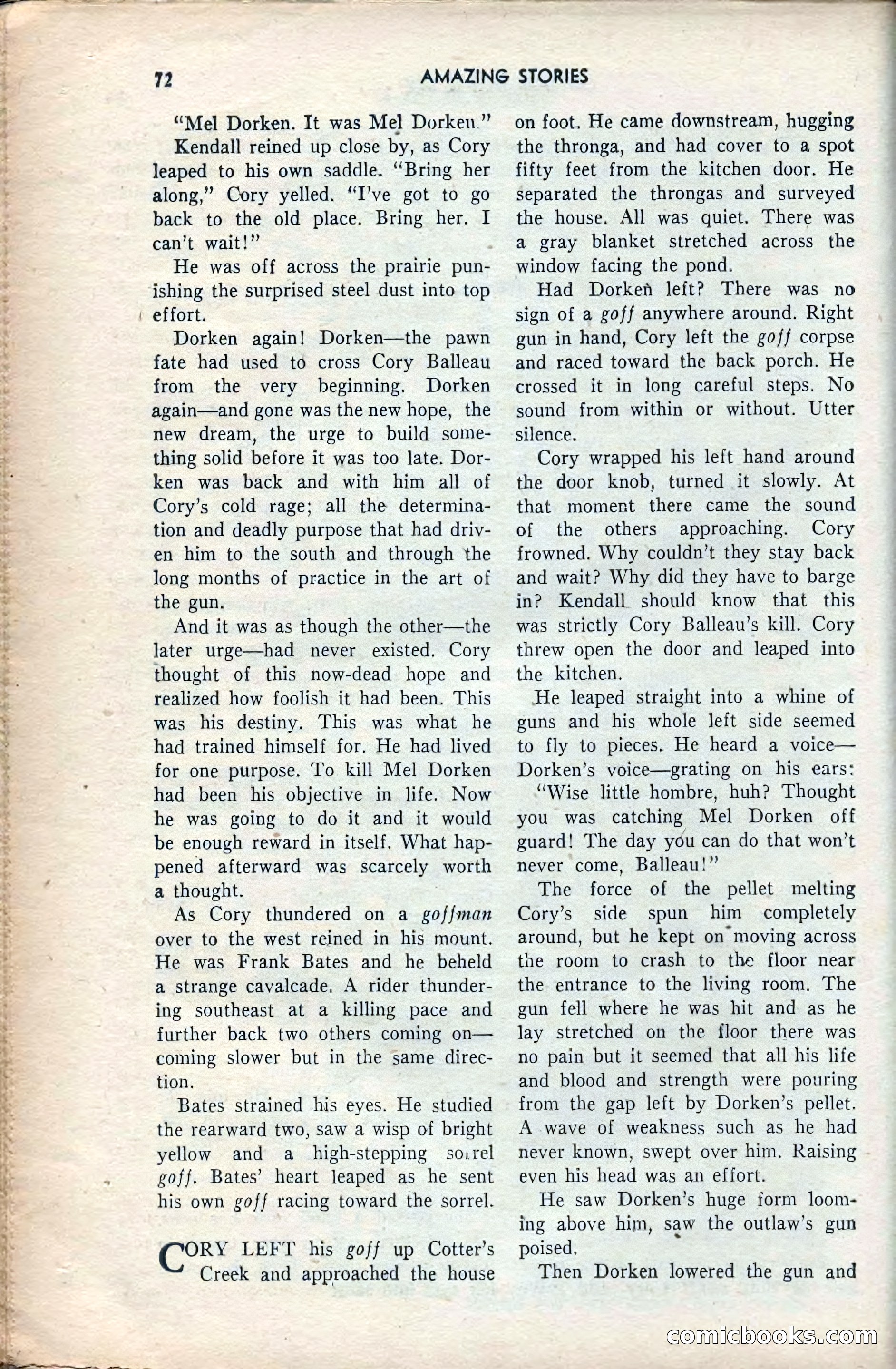 Amazing Stories, February 1953 — page 72 of 164