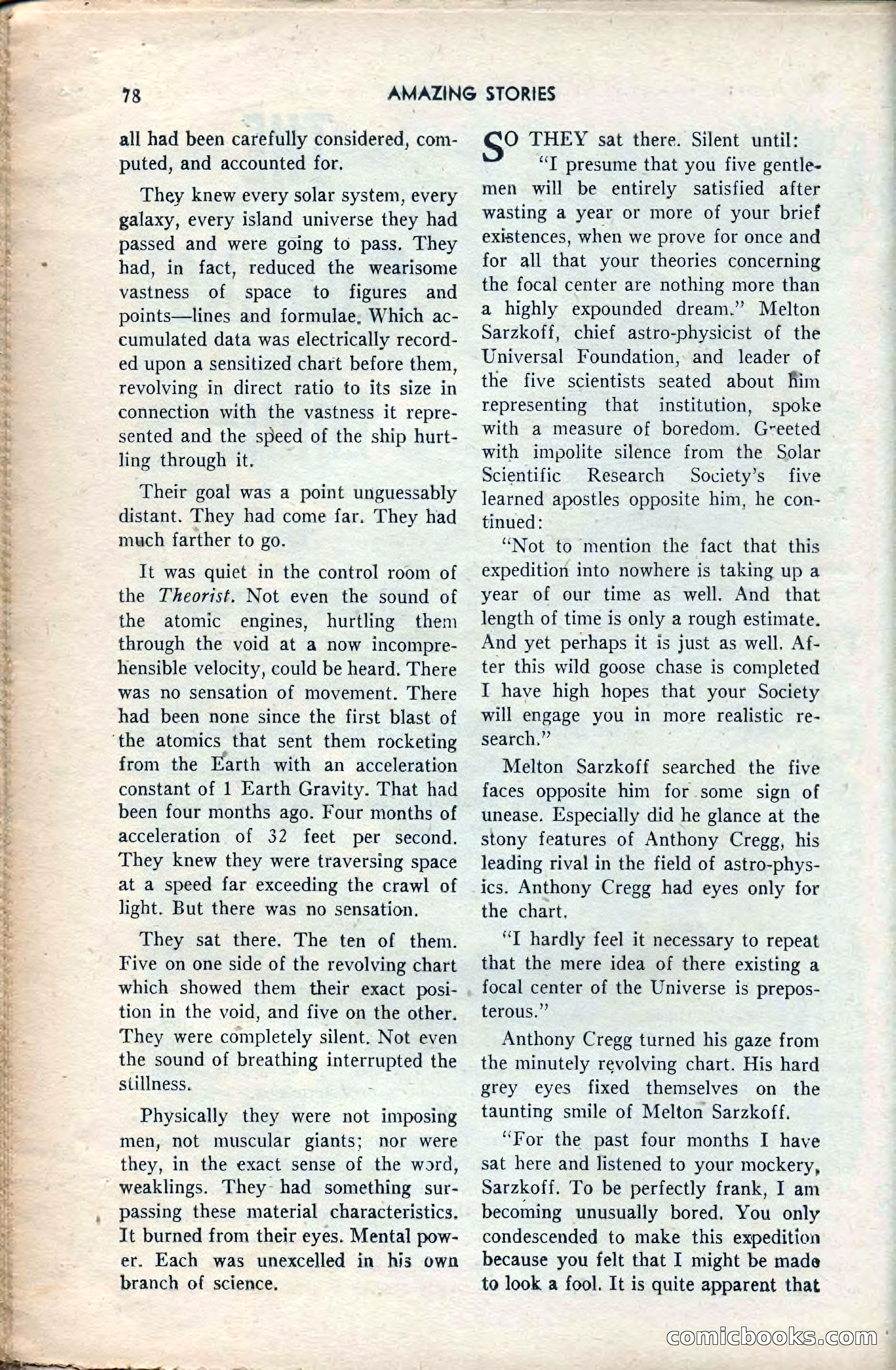 Amazing Stories, February 1953 — page 78 of 164
