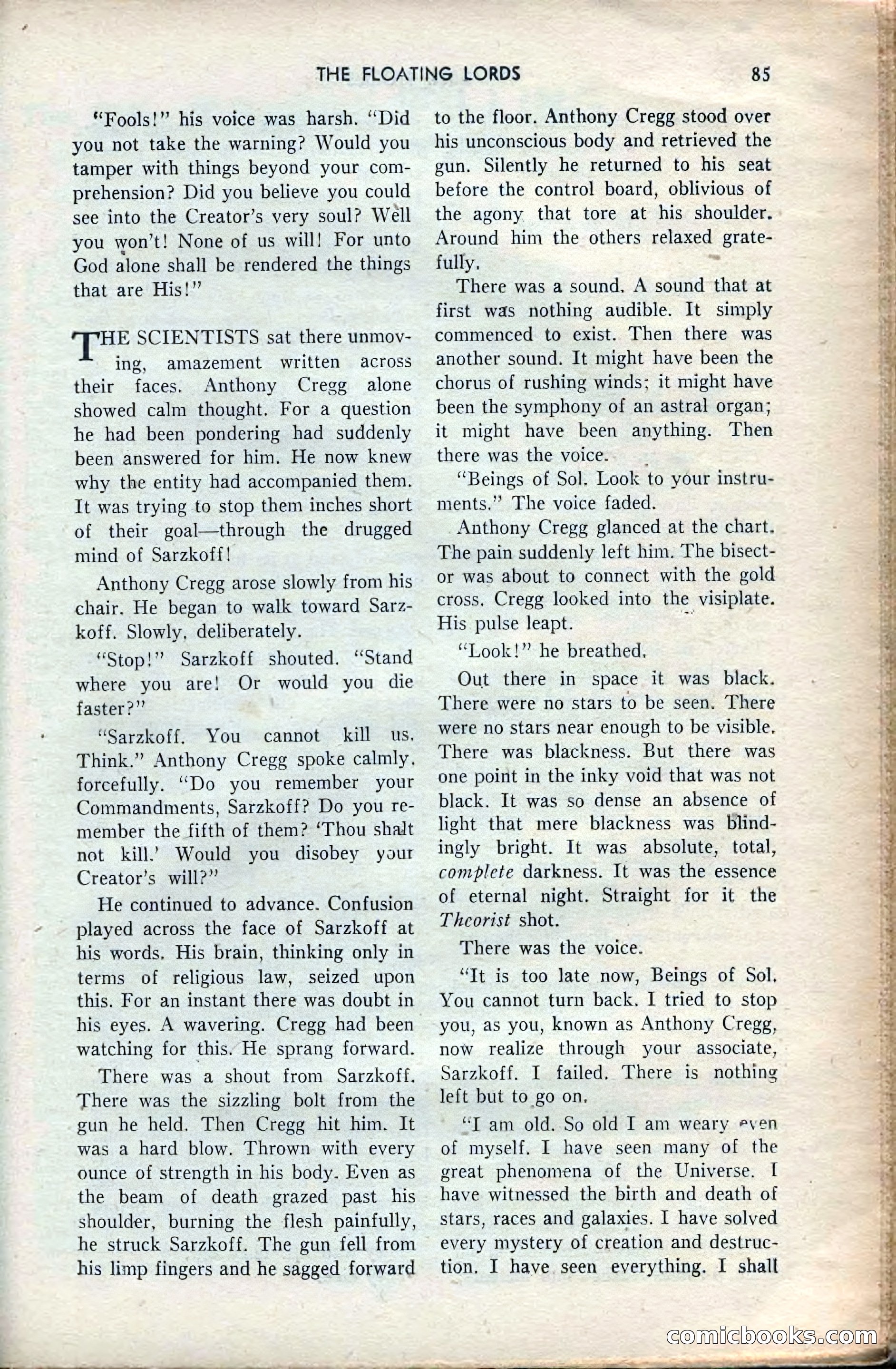 Amazing Stories, February 1953 — page 85 of 164