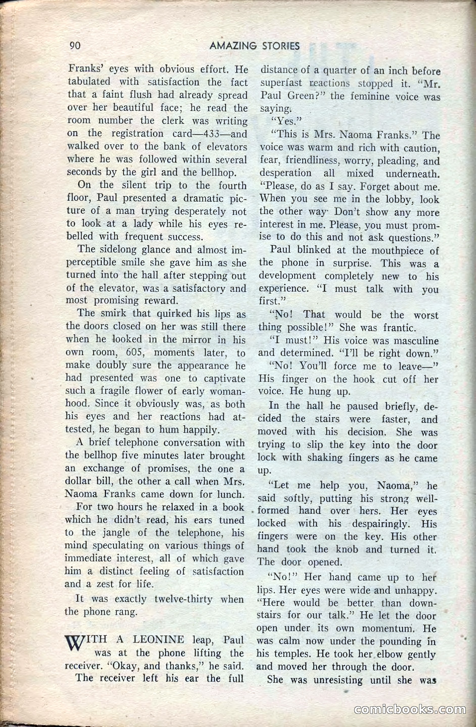 Amazing Stories, February 1953 — page 90 of 164