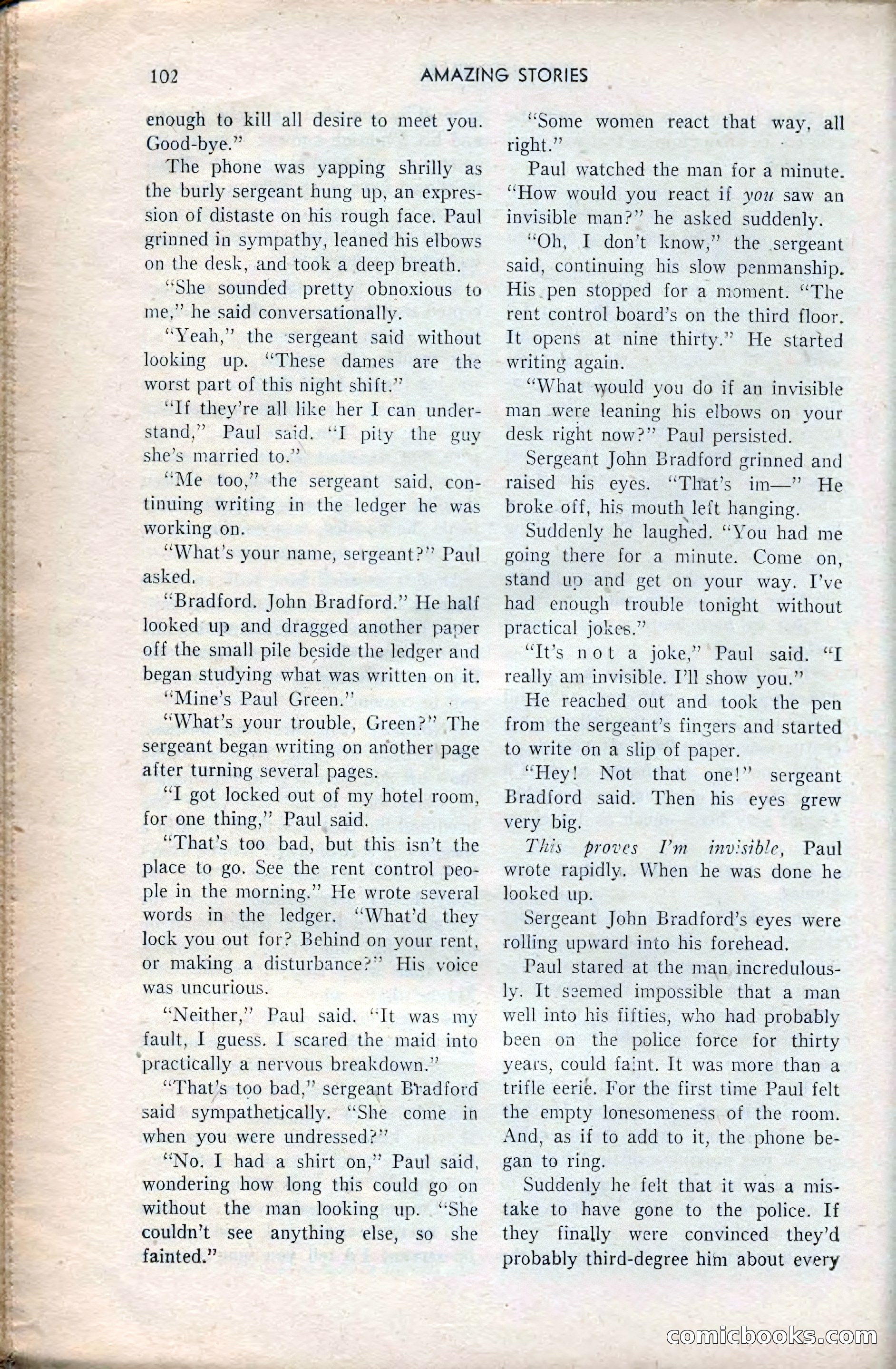 Amazing Stories, February 1953 — page 102 of 164