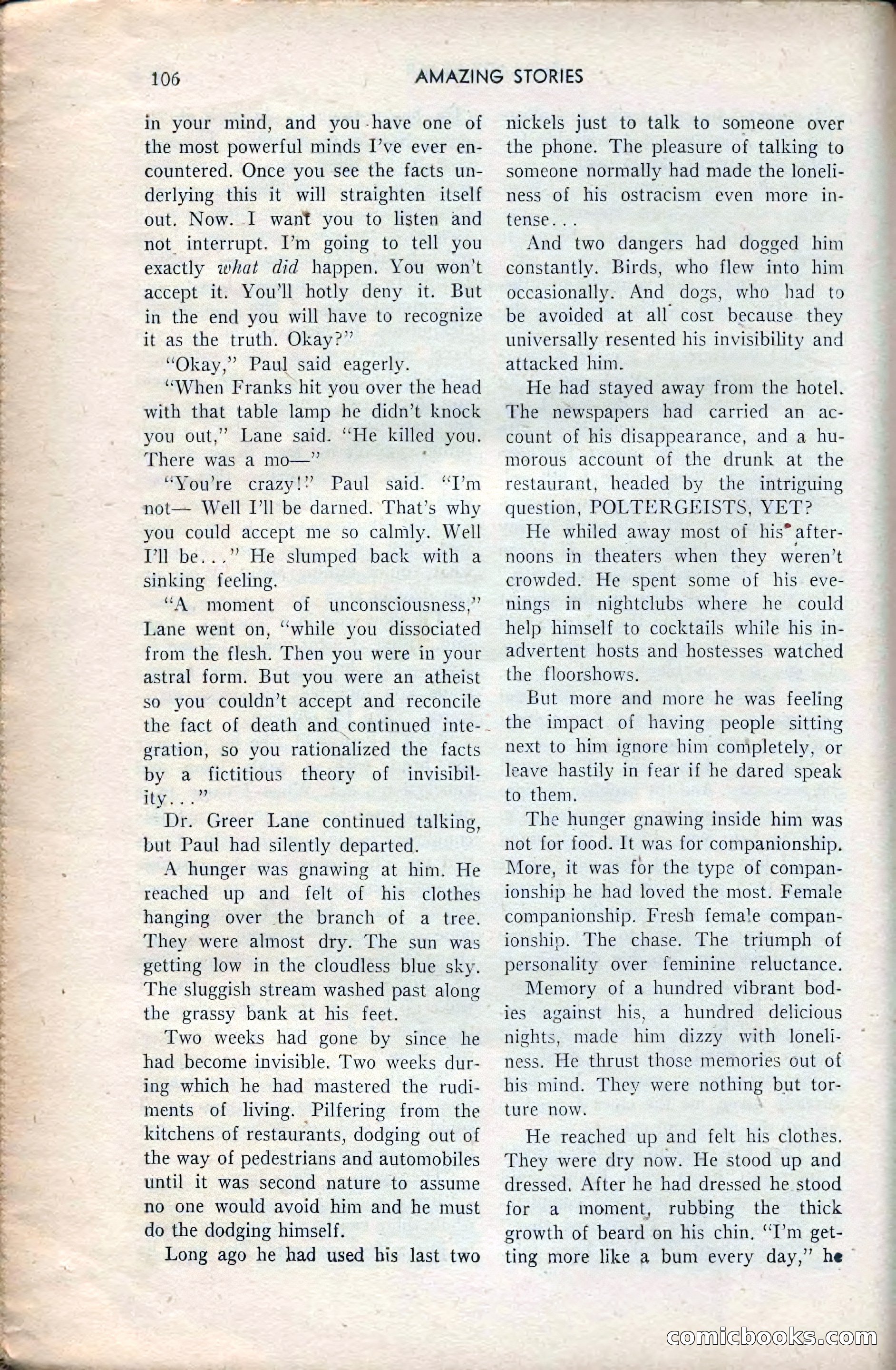 Amazing Stories, February 1953 — page 106 of 164