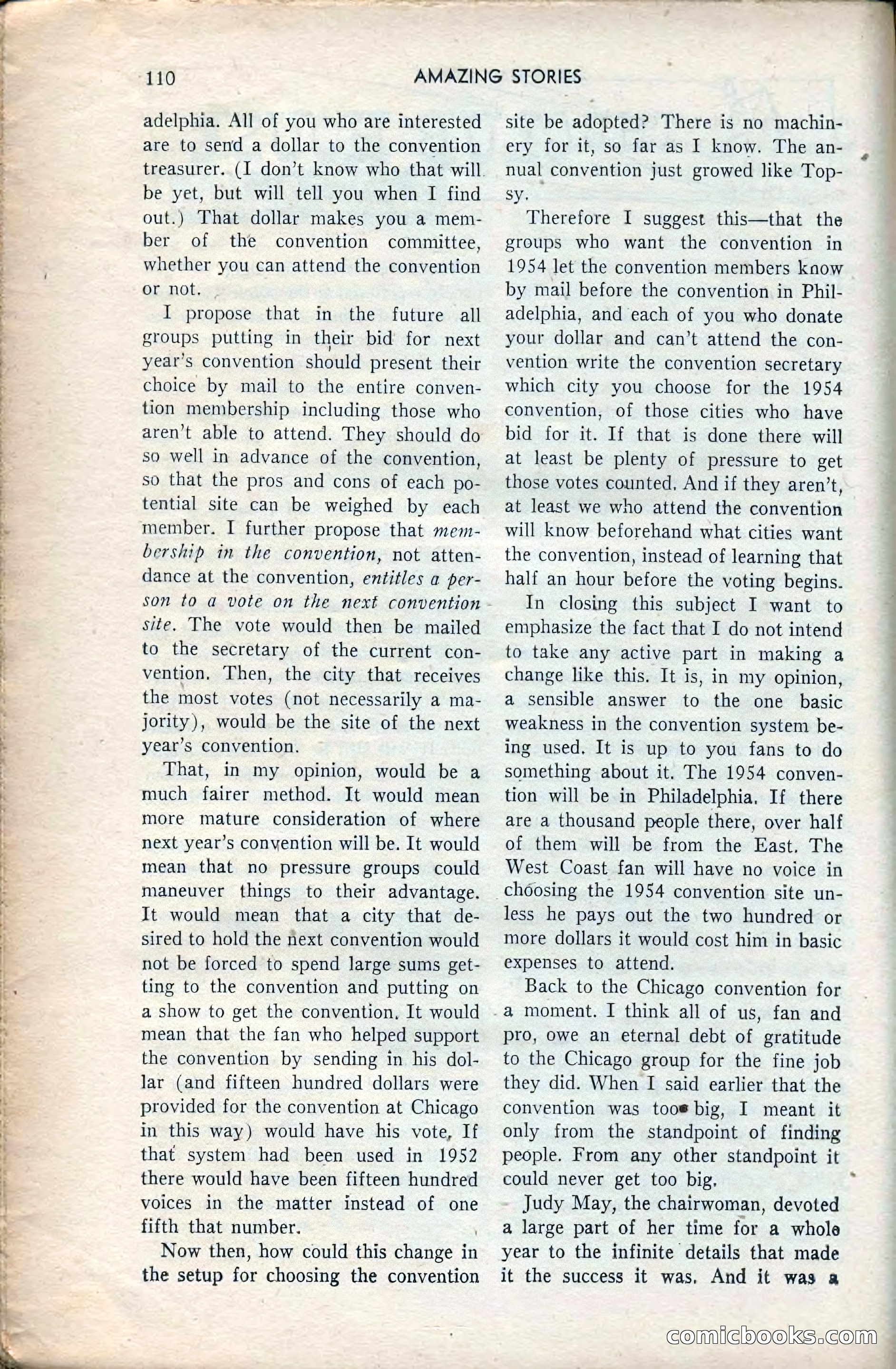 Amazing Stories, February 1953 — page 110 of 164