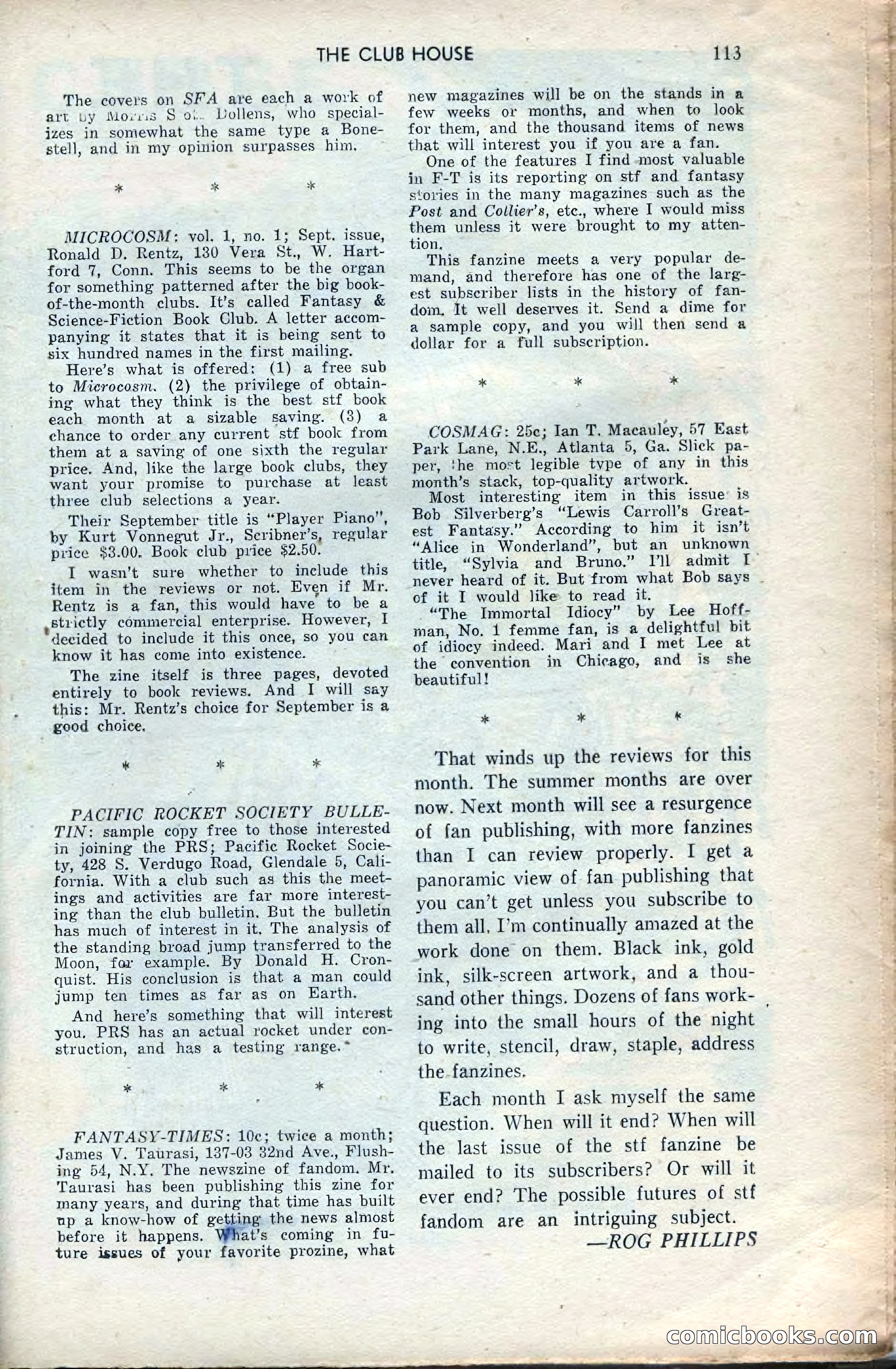 Amazing Stories, February 1953 — page 113 of 164