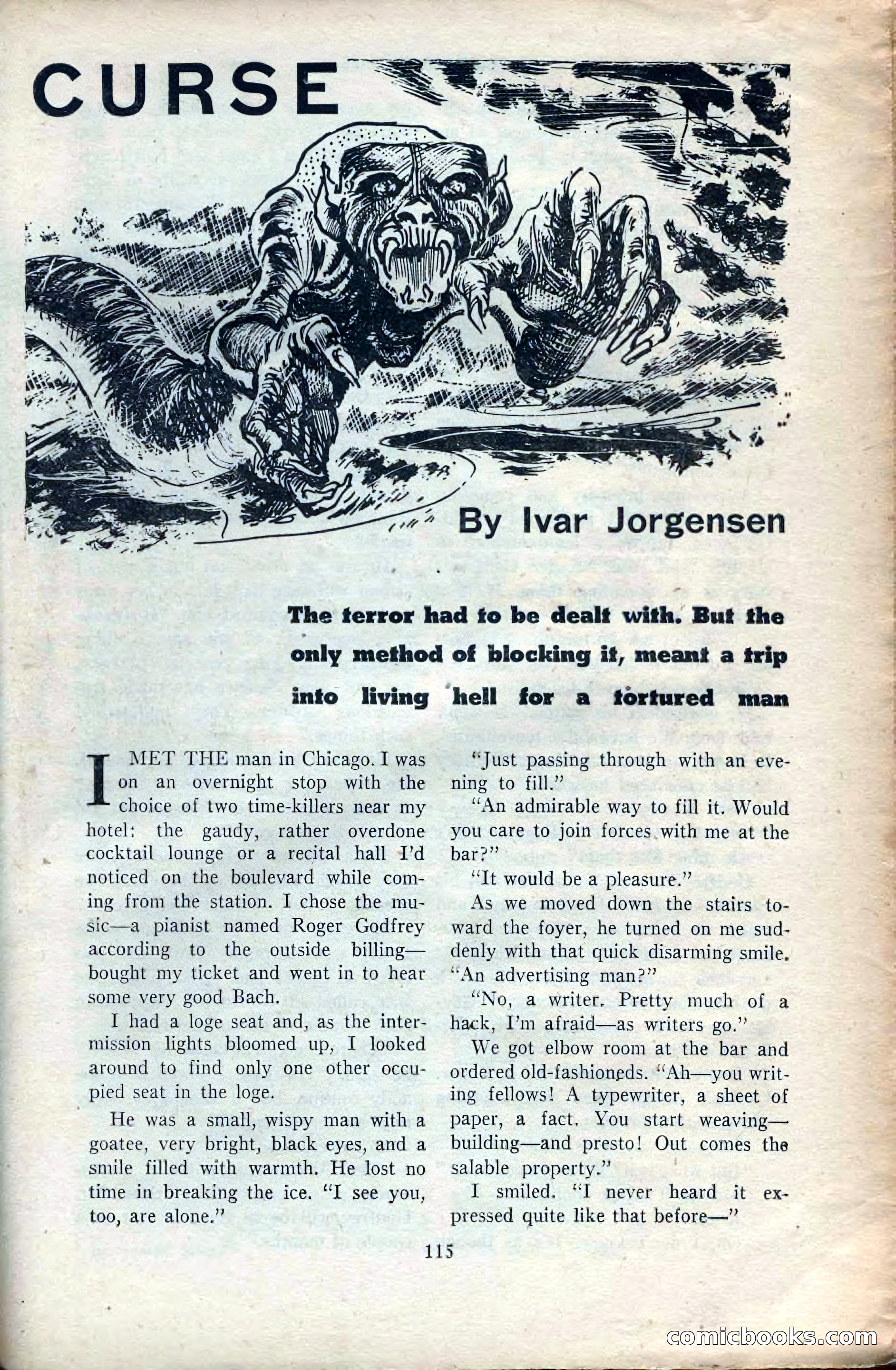 Amazing Stories, February 1953 — page 115 of 164