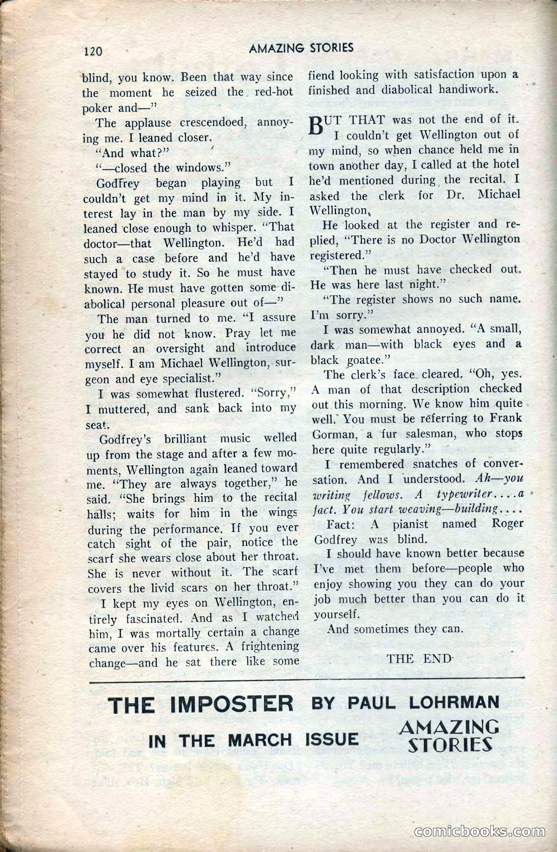 Amazing Stories, February 1953 — page 120 of 164