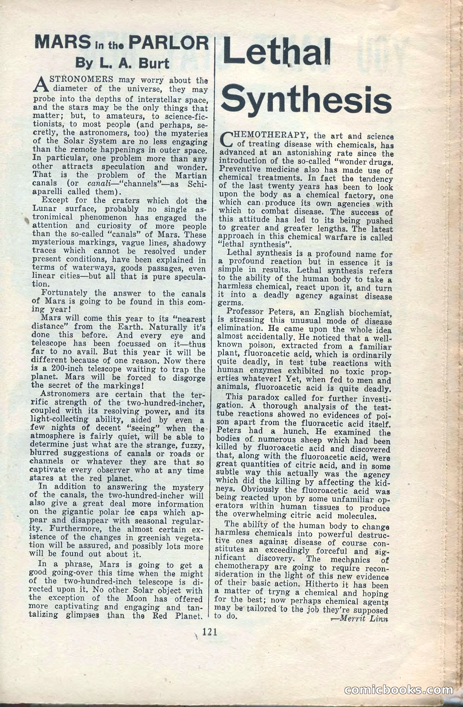 Amazing Stories, February 1953 — page 121 of 164