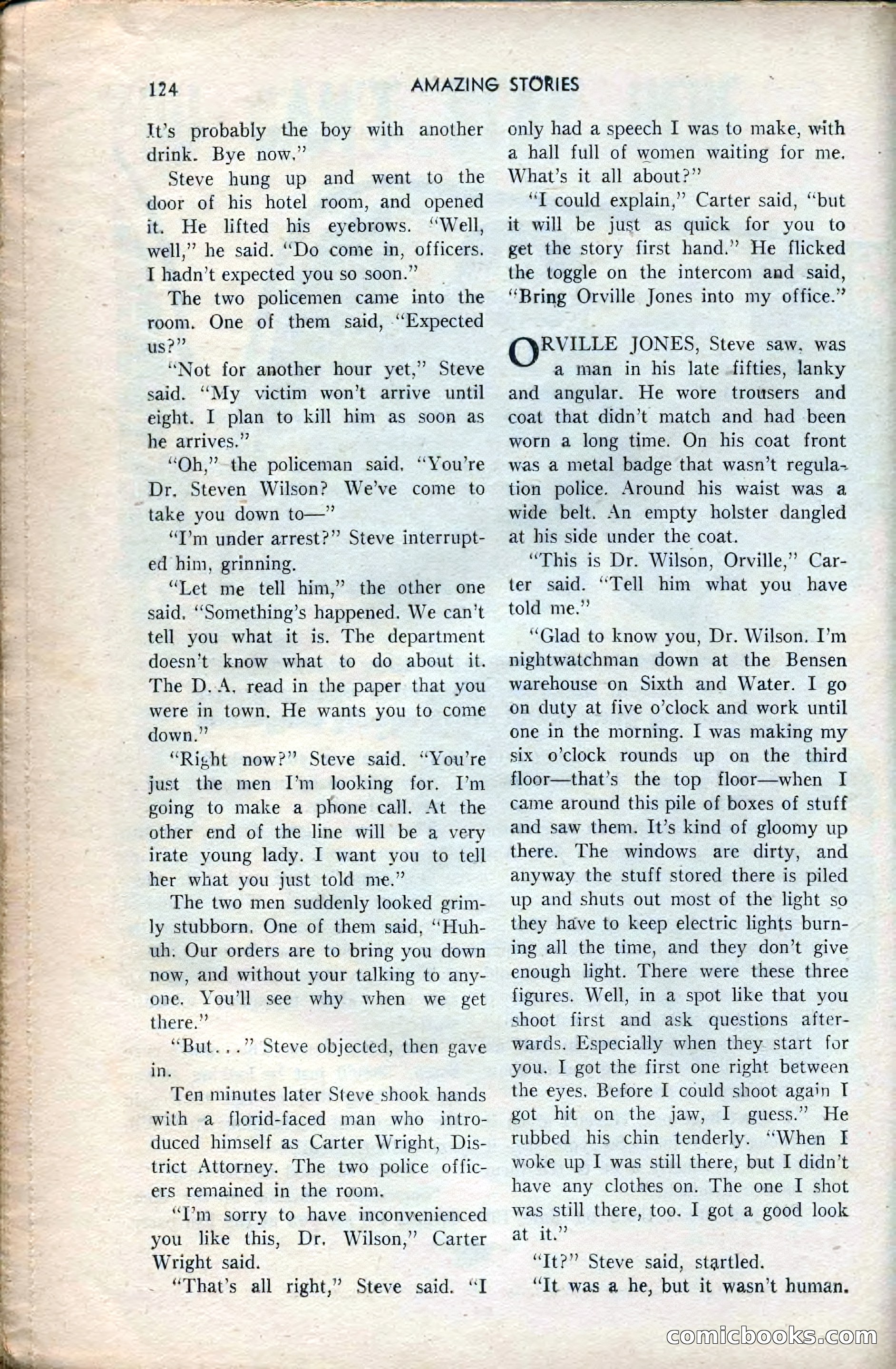 Amazing Stories, February 1953 — page 124 of 164