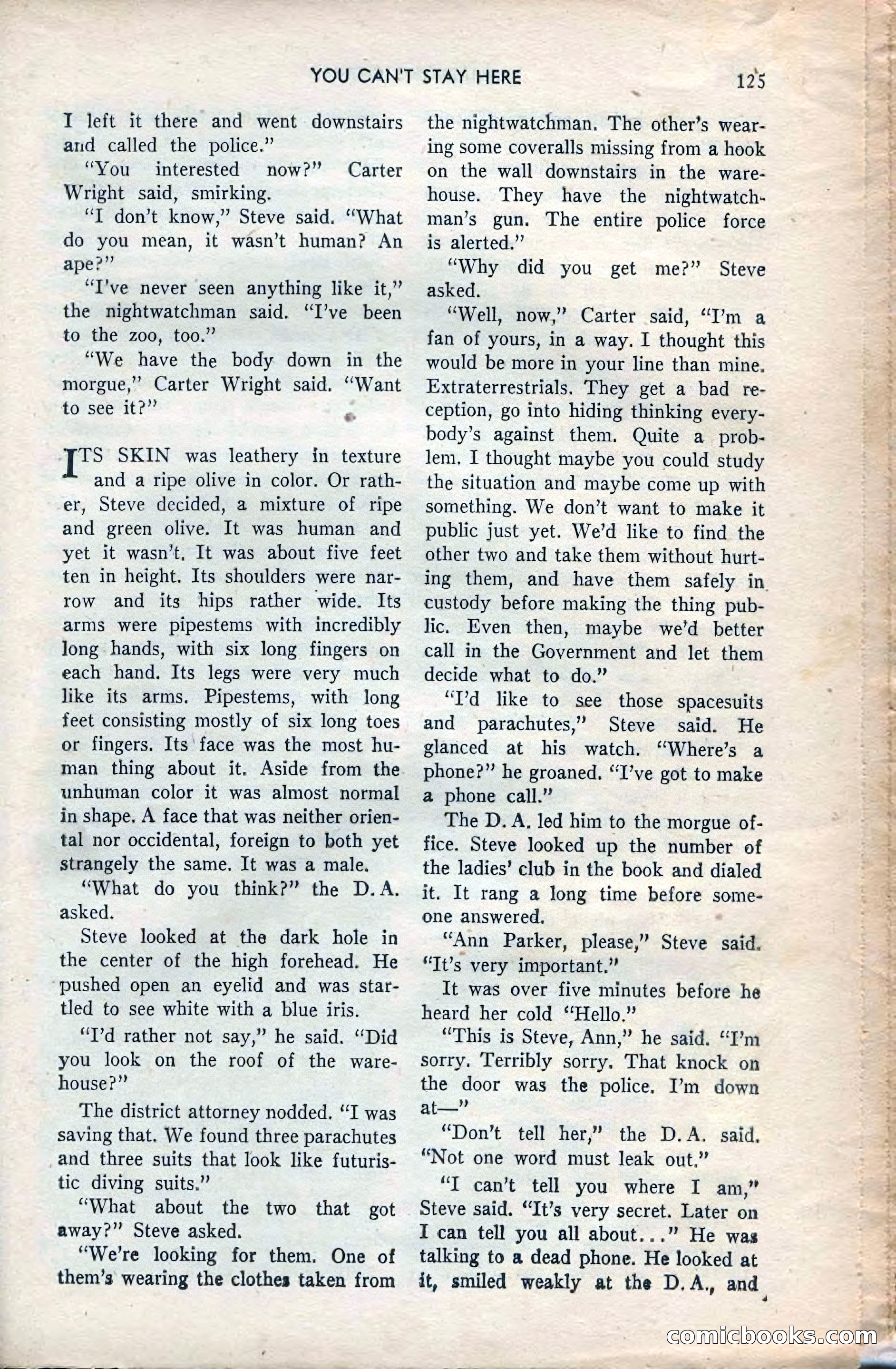 Amazing Stories, February 1953 — page 125 of 164