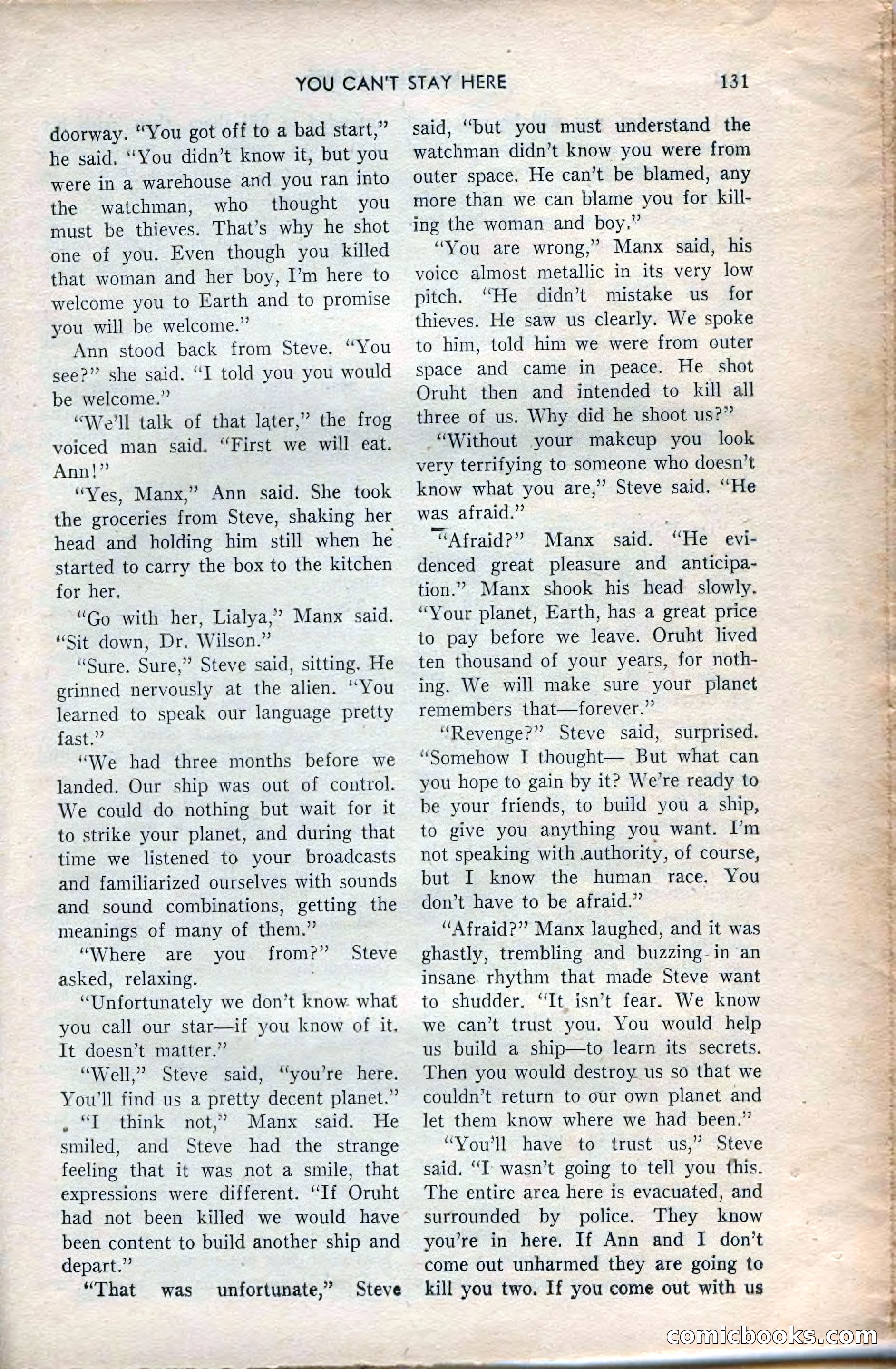 Amazing Stories, February 1953 — page 131 of 164