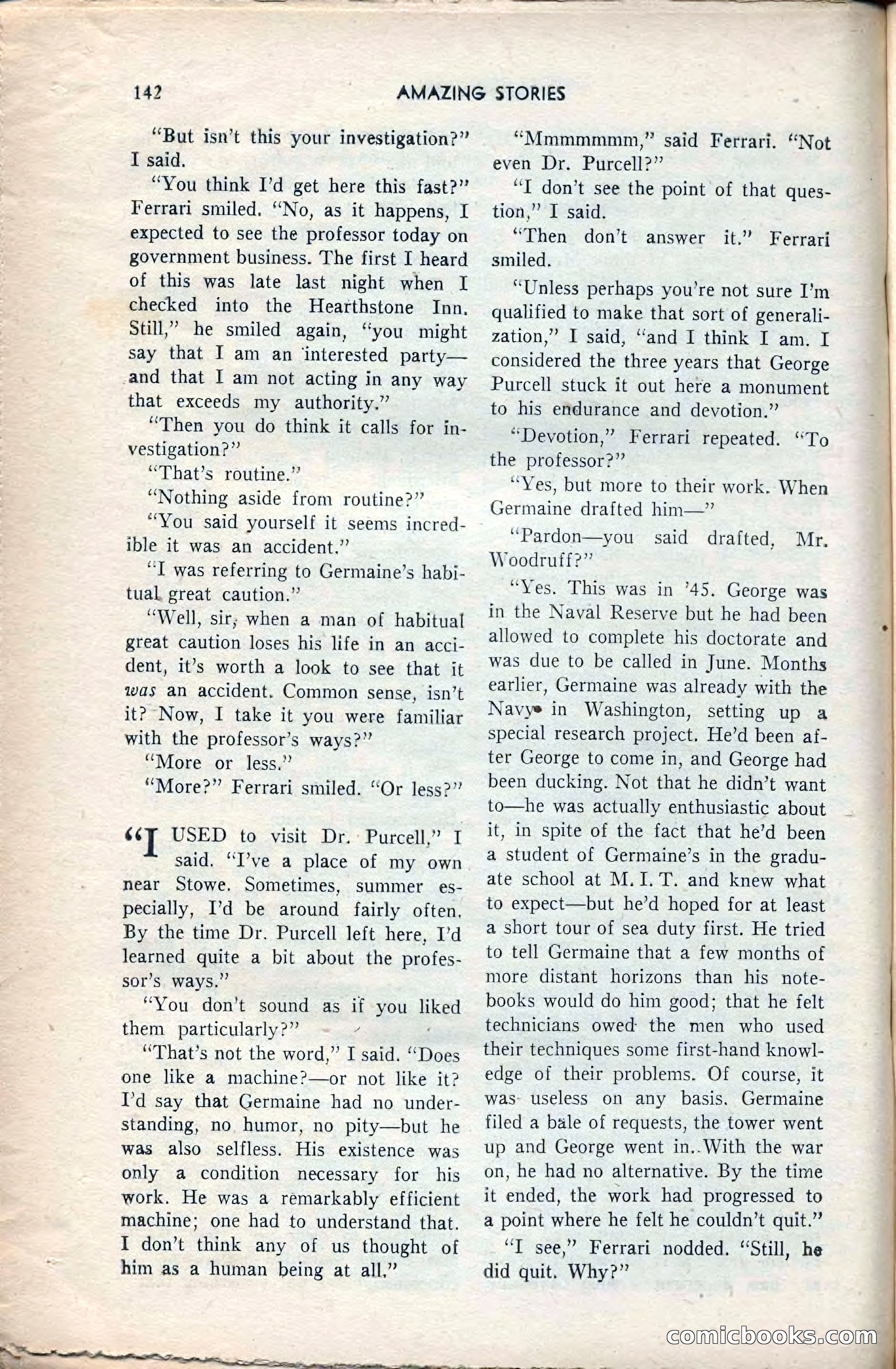 Amazing Stories, February 1953 — page 142 of 164