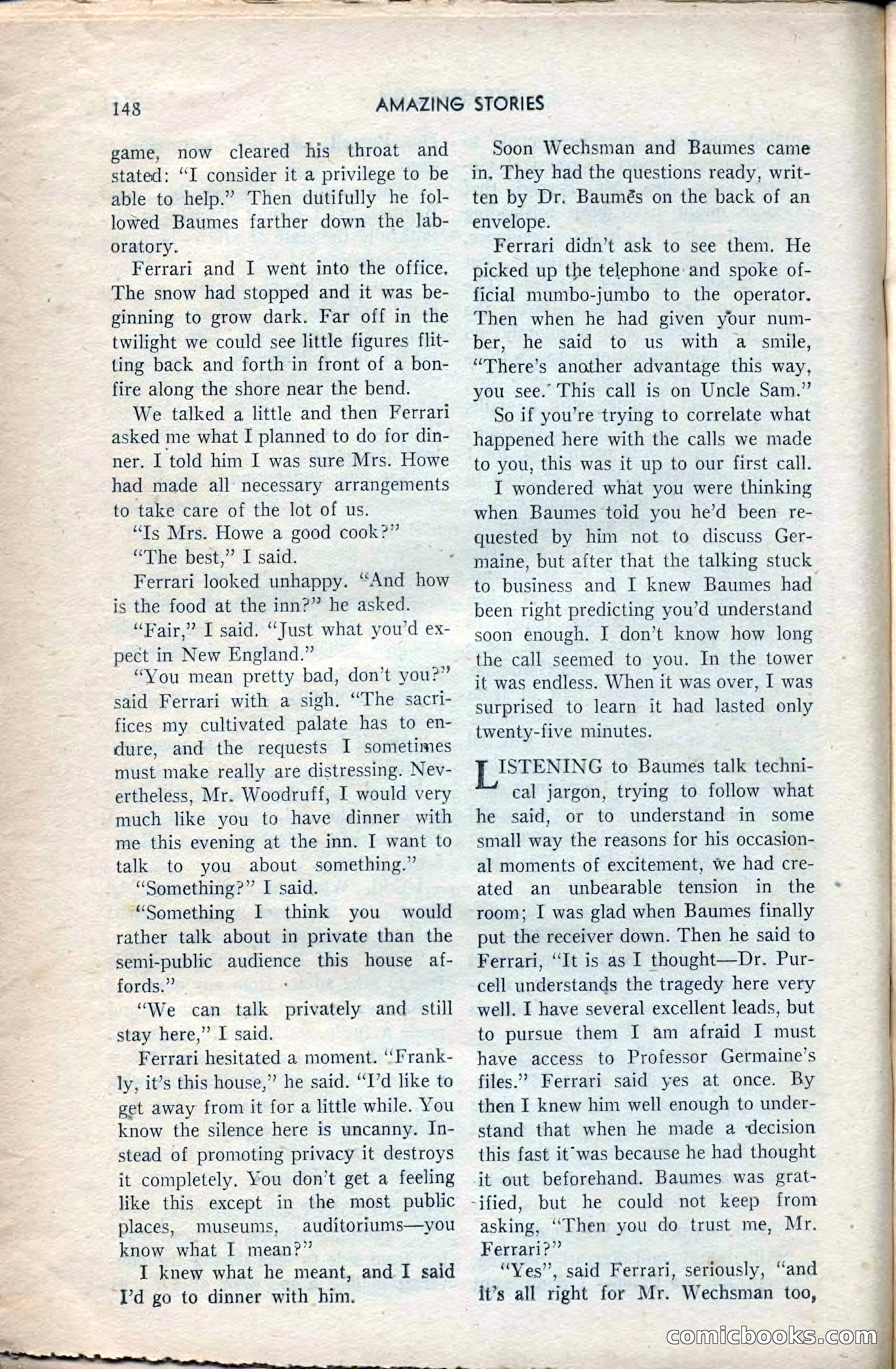 Amazing Stories, February 1953 — page 148 of 164