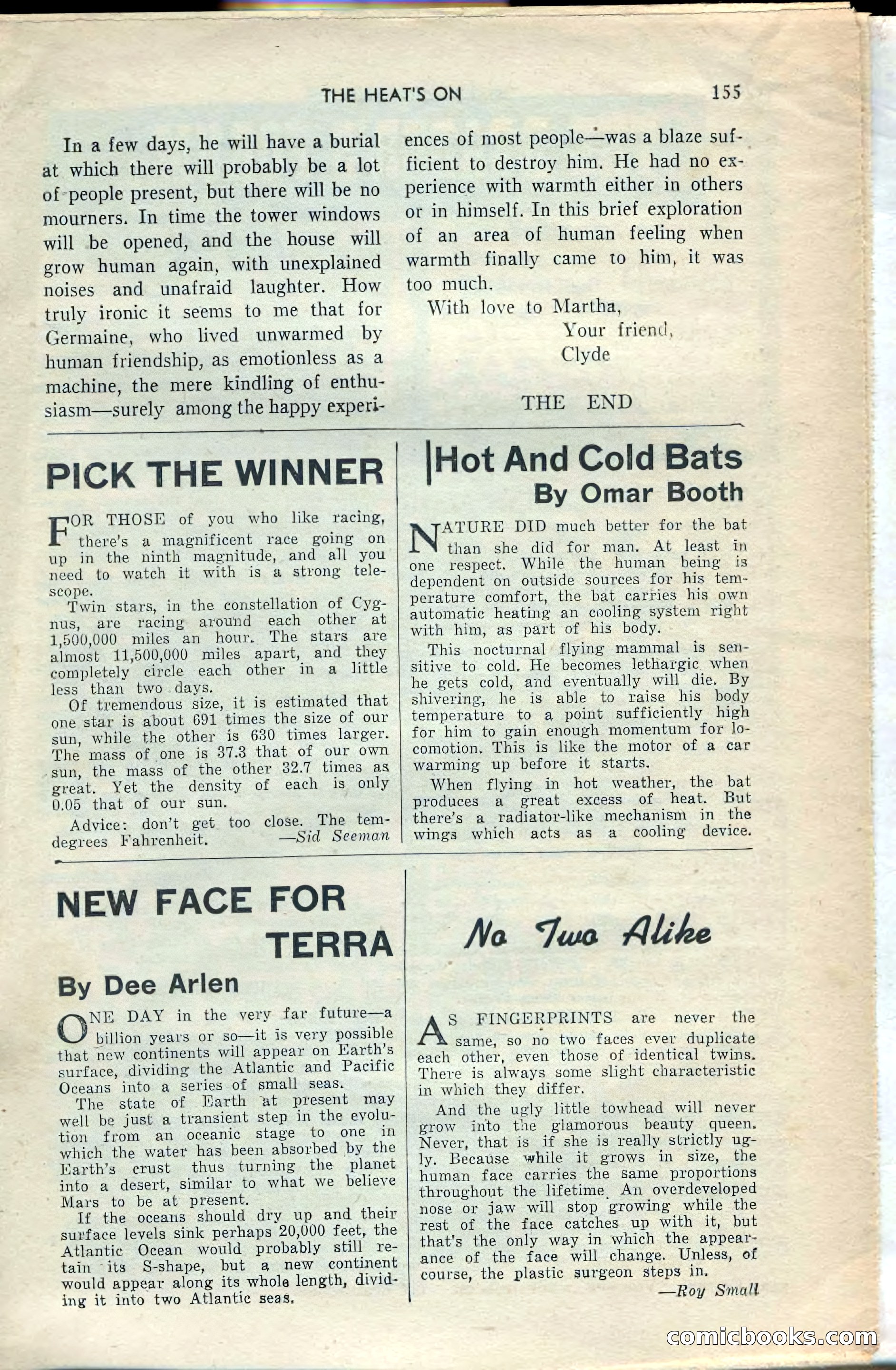 Amazing Stories, February 1953 — page 155 of 164